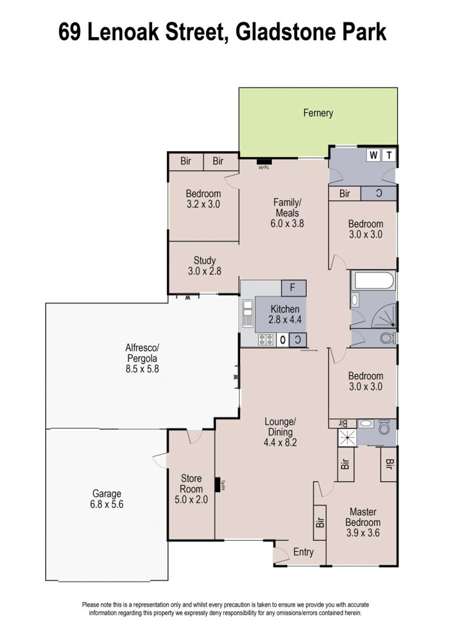 Floorplan of Homely house listing, 69 Lenoak Street, Gladstone Park VIC 3043