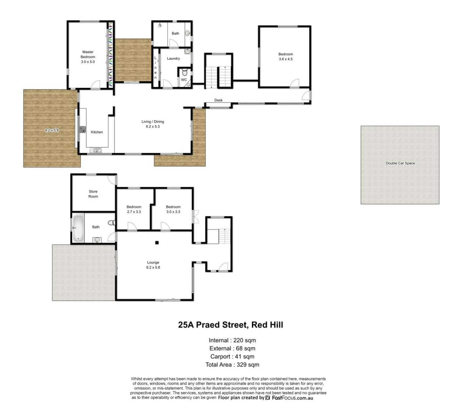 Floorplan of Homely house listing, 25a Praed Street, Red Hill QLD 4059