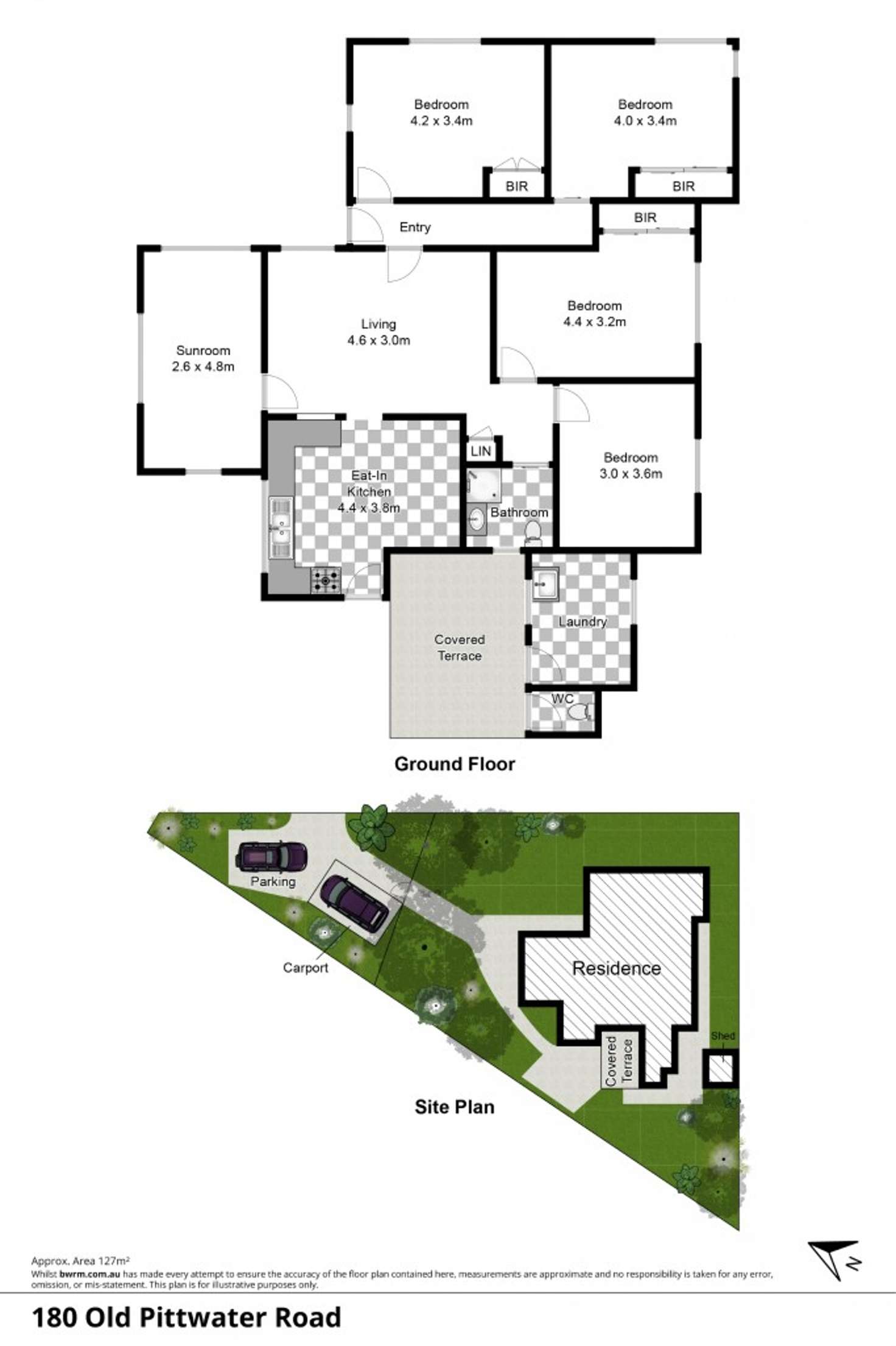 Floorplan of Homely house listing, 180 Old Pittwater Road, Allambie Heights NSW 2100