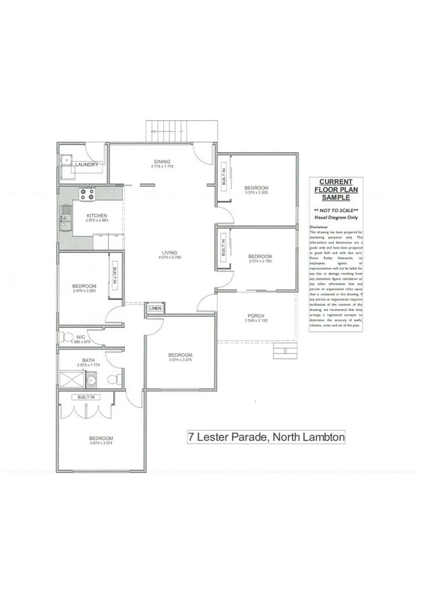 Floorplan of Homely house listing, 7 Lester Parade, North Lambton NSW 2299
