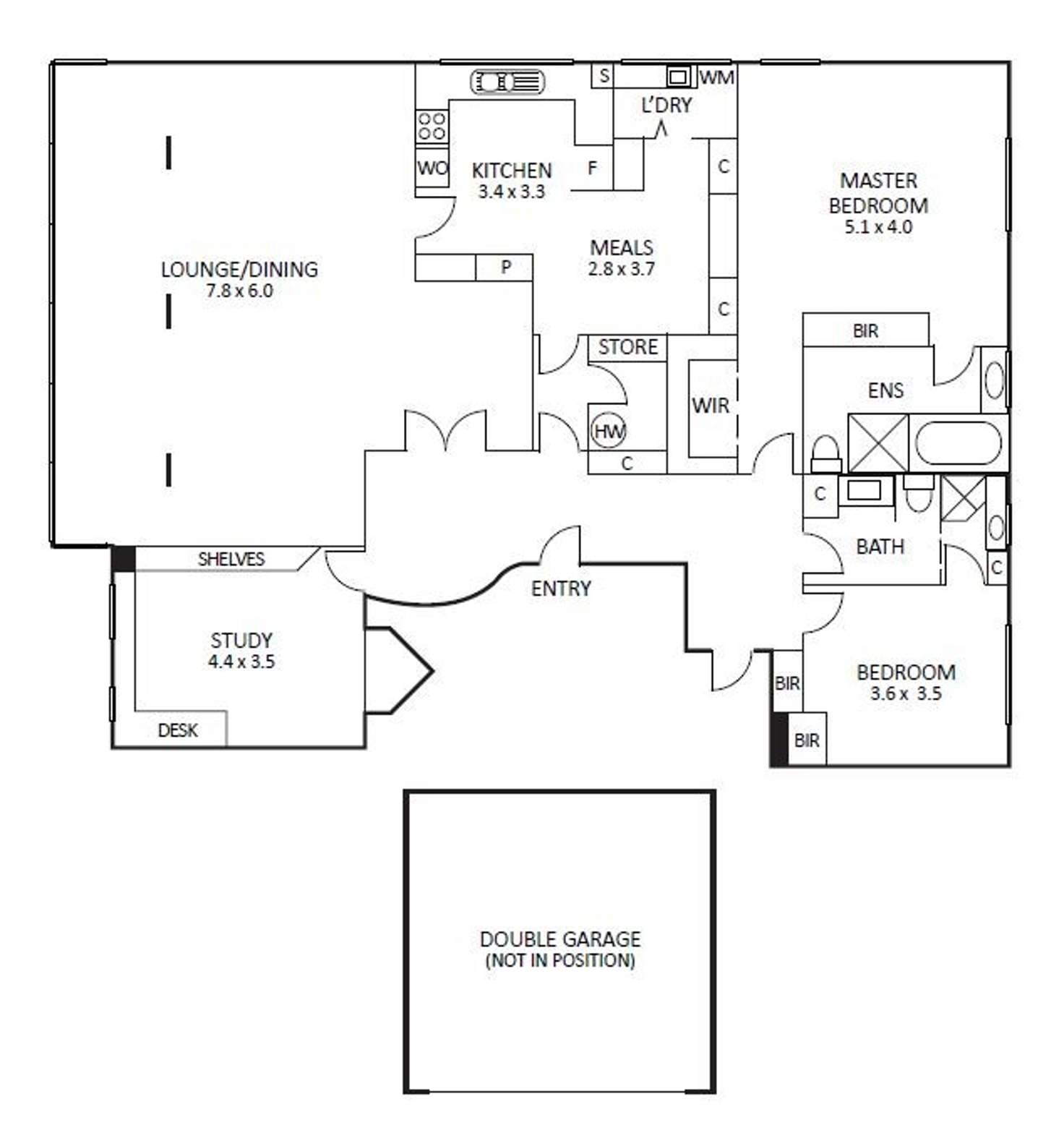 Floorplan of Homely apartment listing, 8/512 Toorak Road, Toorak VIC 3142