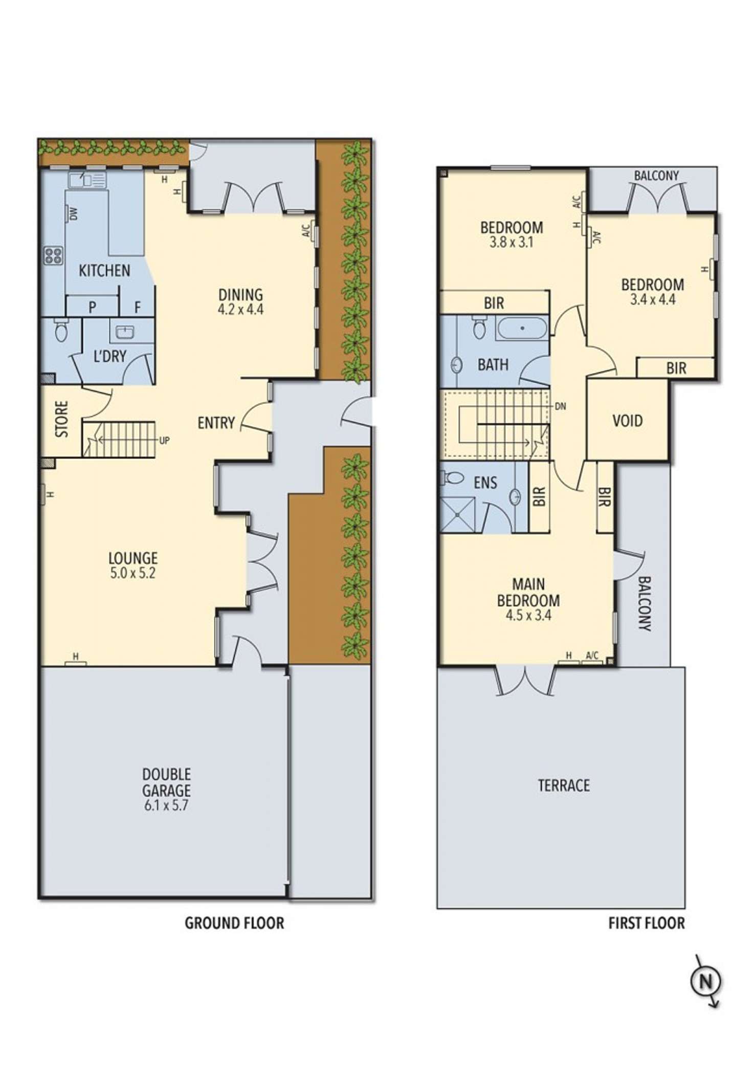 Floorplan of Homely house listing, 298 Station Street, Carlton North VIC 3054