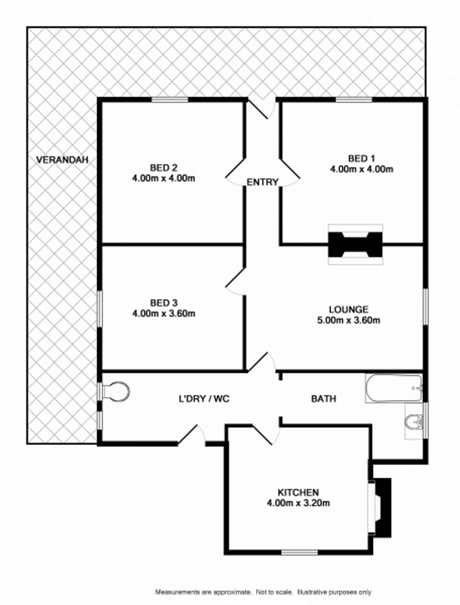 Floorplan of Homely house listing, 8a Diffey Road, Beechworth VIC 3747