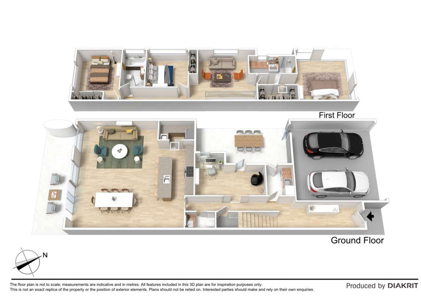 Floorplan of Homely townhouse listing, 88a Wickham Road, Hampton East VIC 3188