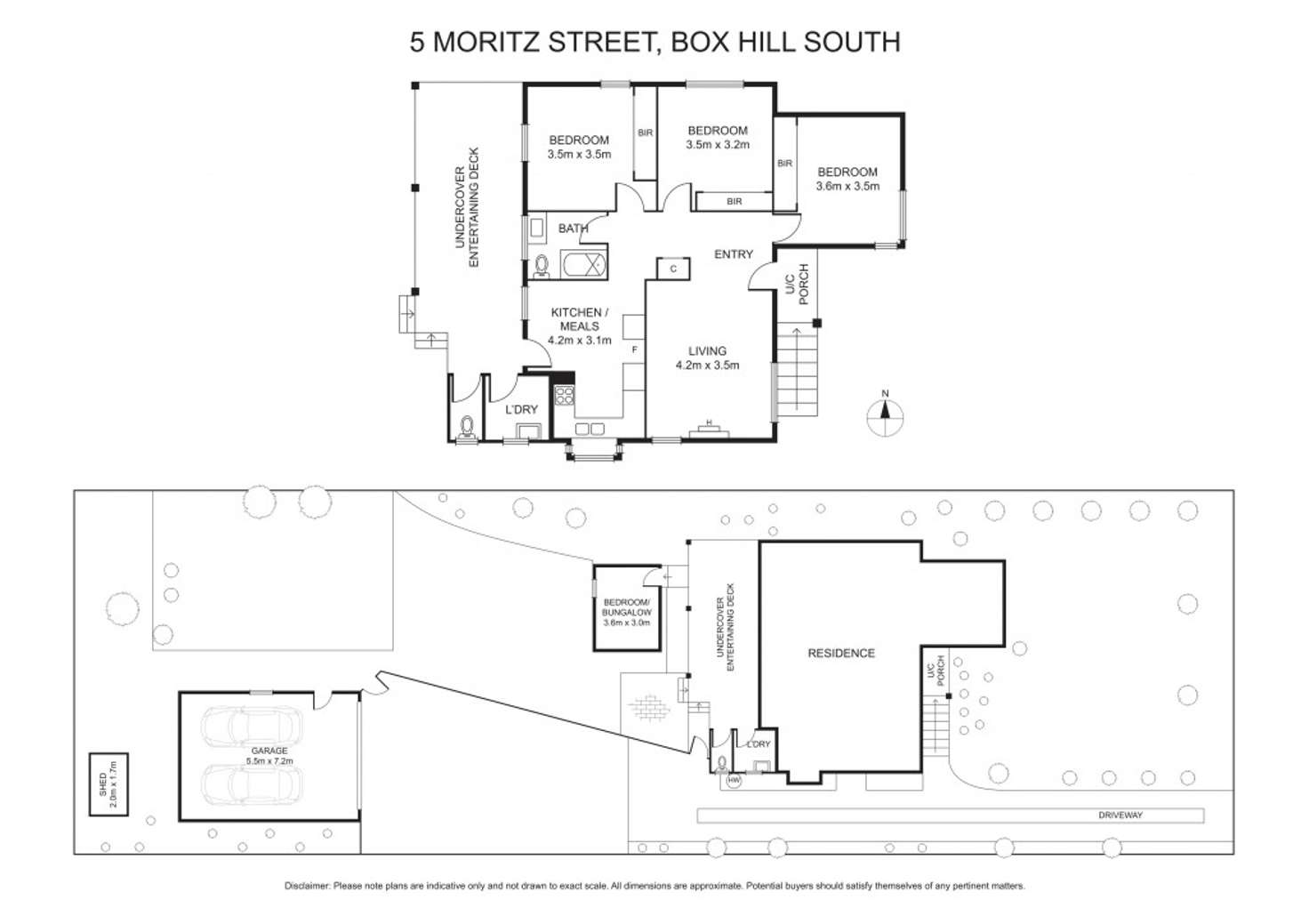 Floorplan of Homely house listing, 5 Moritz Street, Box Hill South VIC 3128