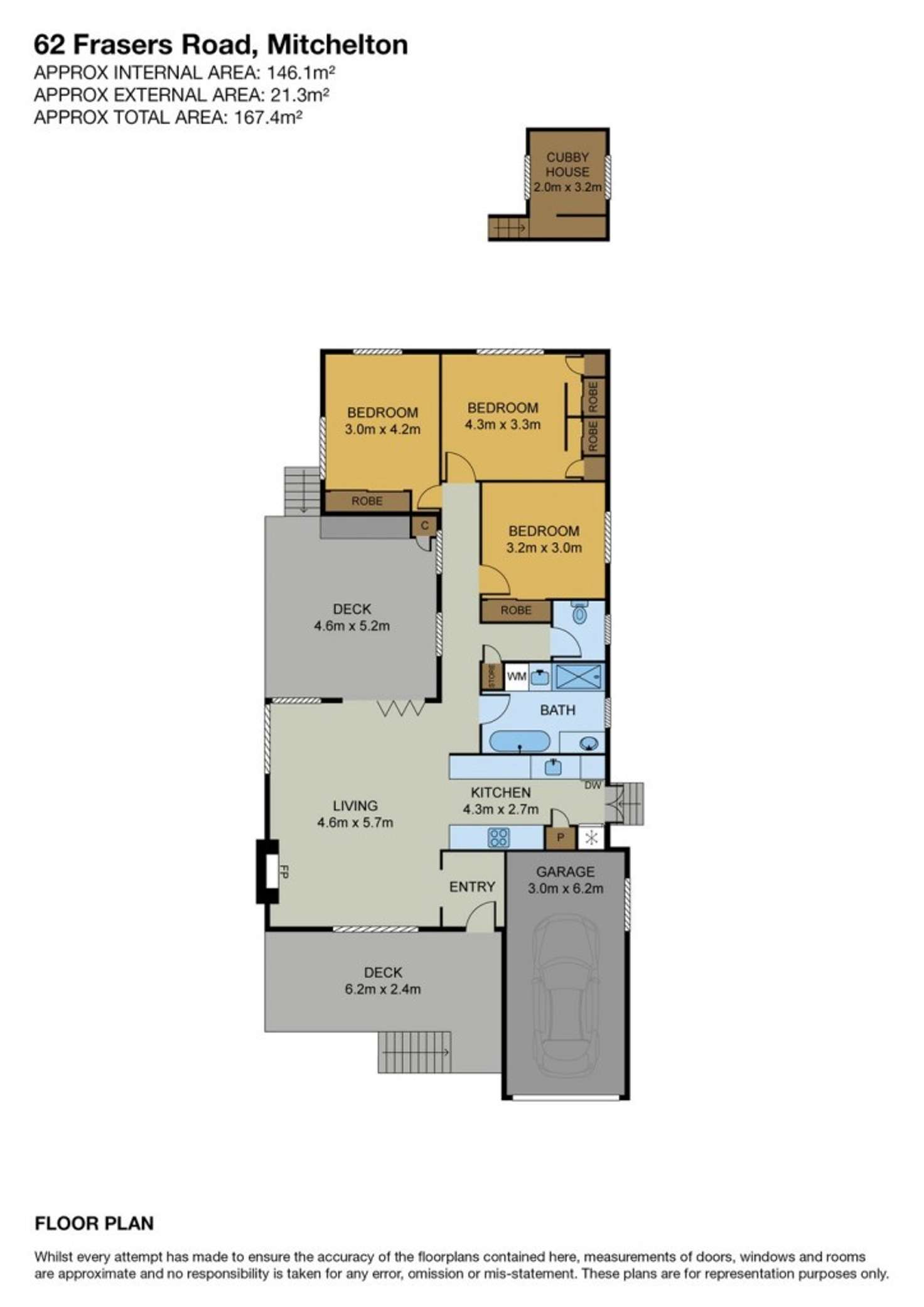 Floorplan of Homely house listing, 62 Frasers Road, Mitchelton QLD 4053