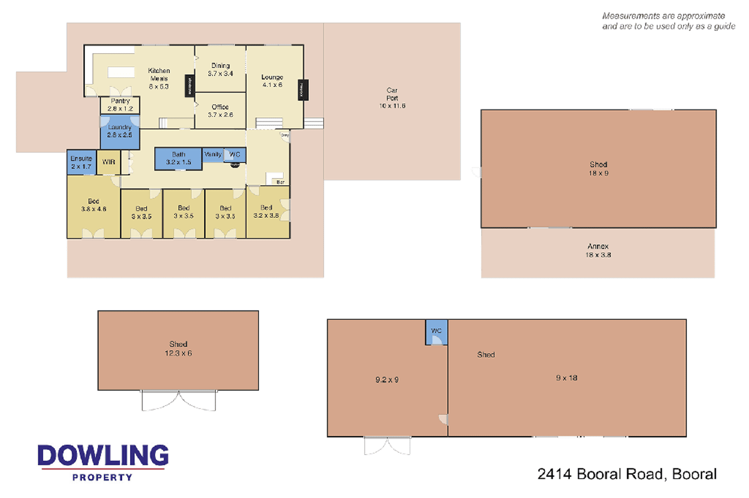 Floorplan of Homely lifestyle listing, 2414 Booral Road, Booral NSW 2425