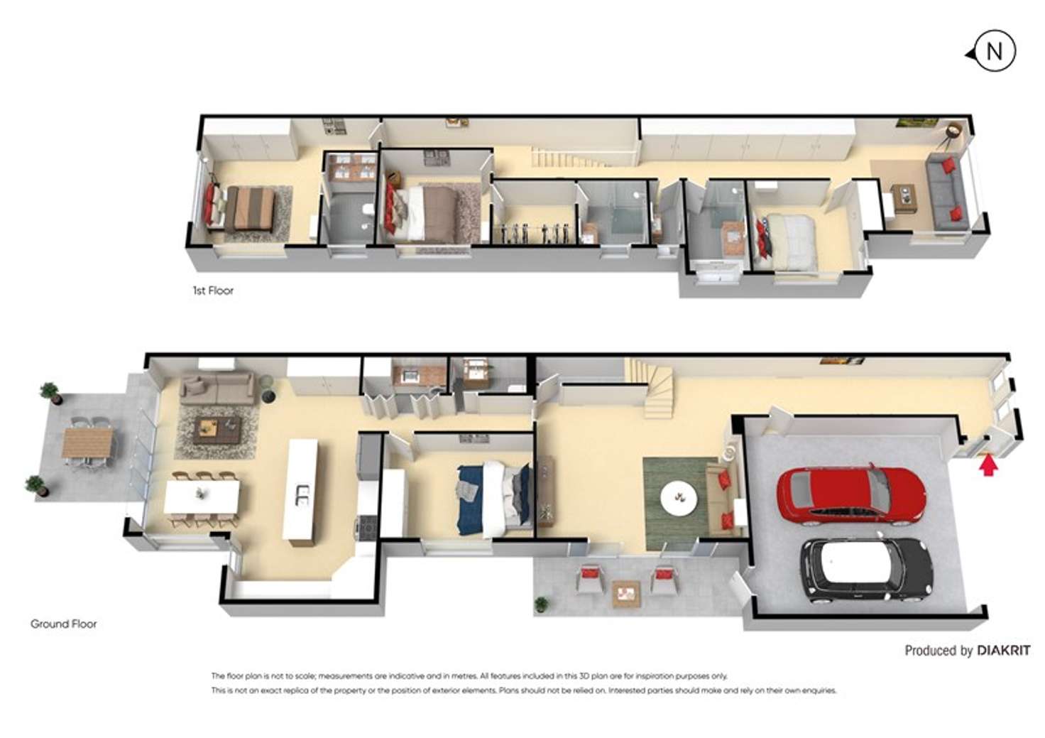 Floorplan of Homely townhouse listing, 139a Centre Road, Brighton East VIC 3187