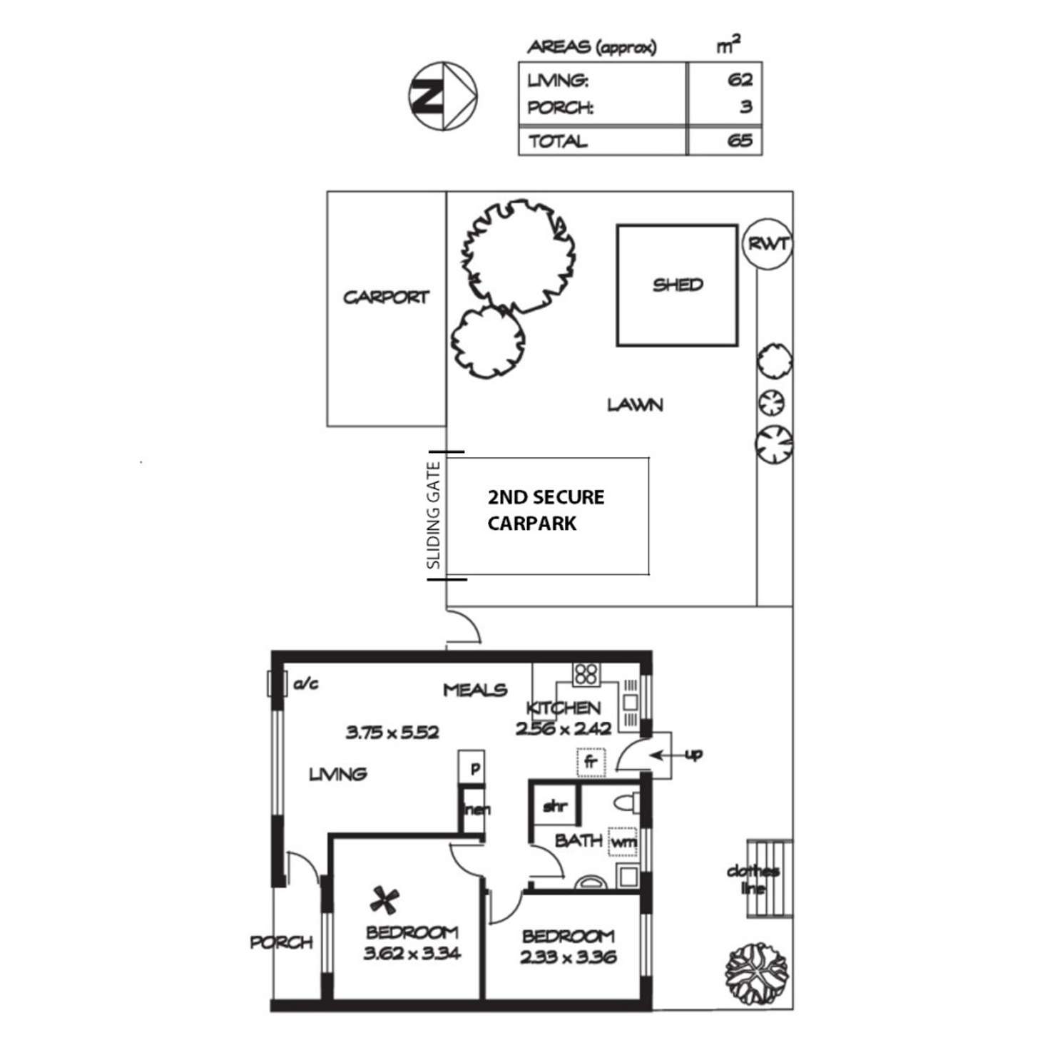 Floorplan of Homely unit listing, Res 4/12 Robert Avenue, Broadview SA 5083