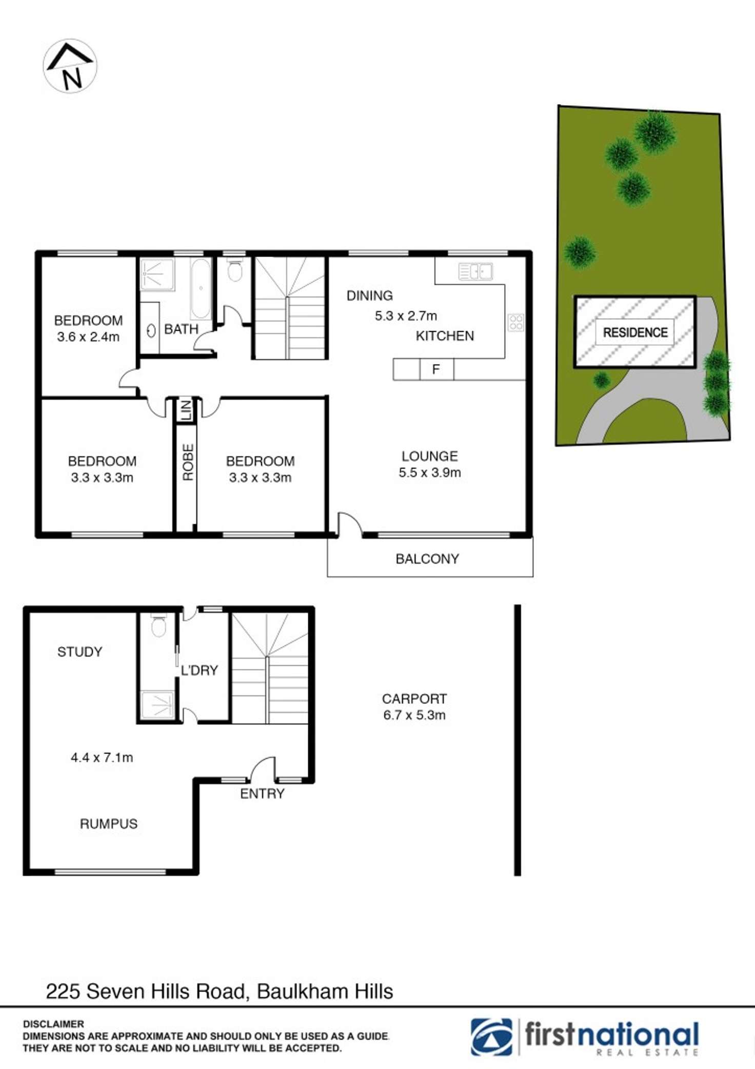 Floorplan of Homely house listing, 225 Seven Hills Road, Baulkham Hills NSW 2153