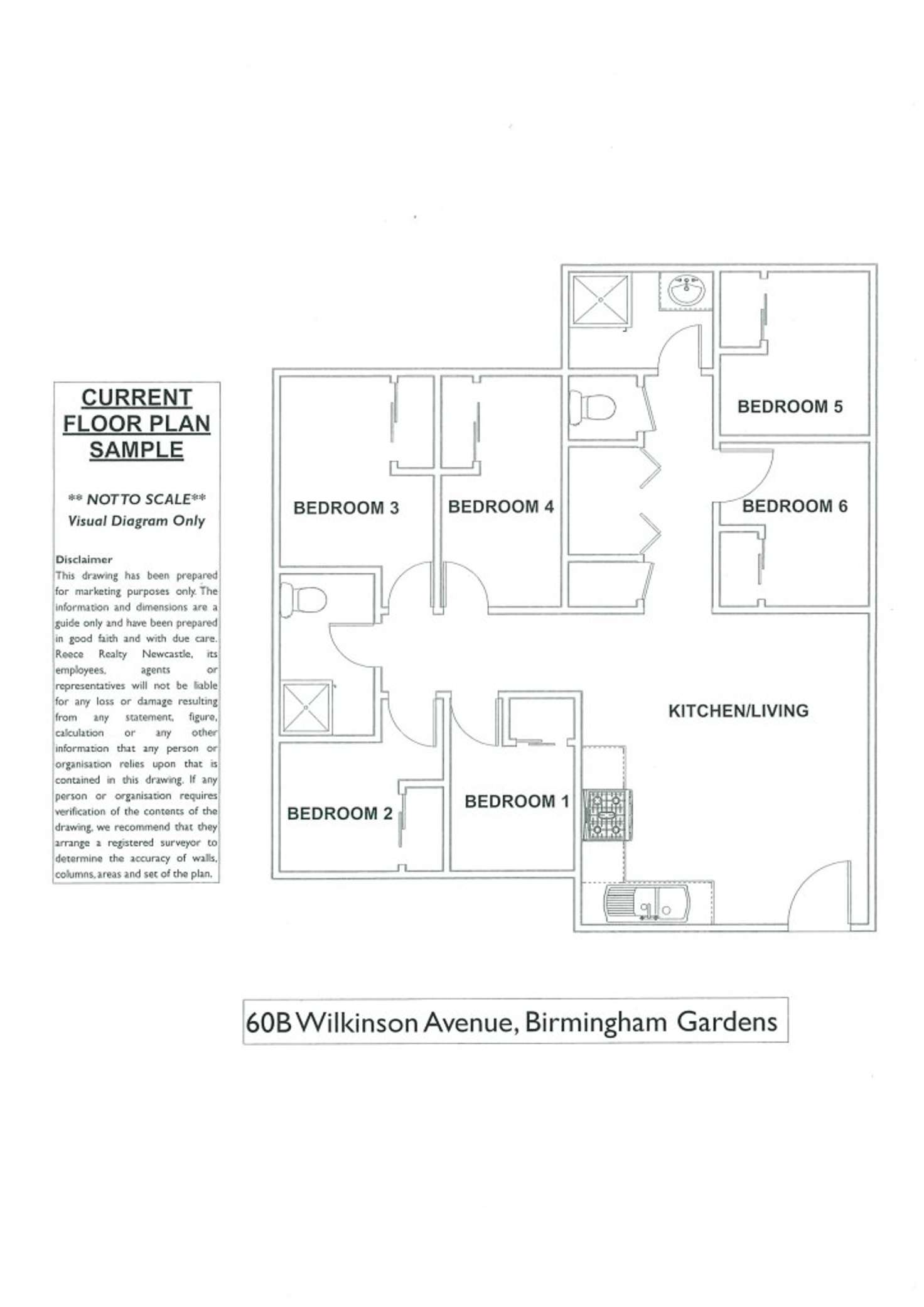 Floorplan of Homely house listing, 60b Wilkinson Avenue, Birmingham Gardens NSW 2287