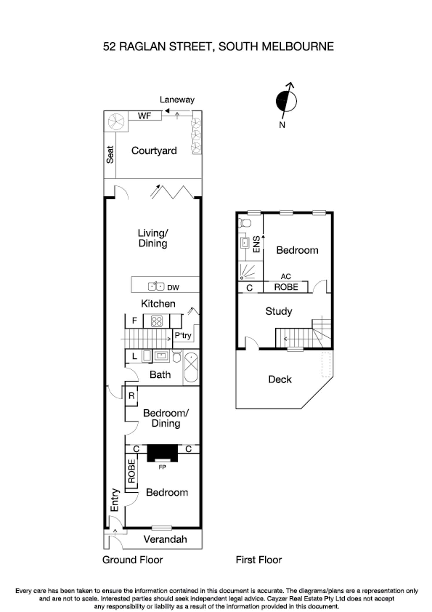 Floorplan of Homely house listing, 52 Raglan Street, South Melbourne VIC 3205