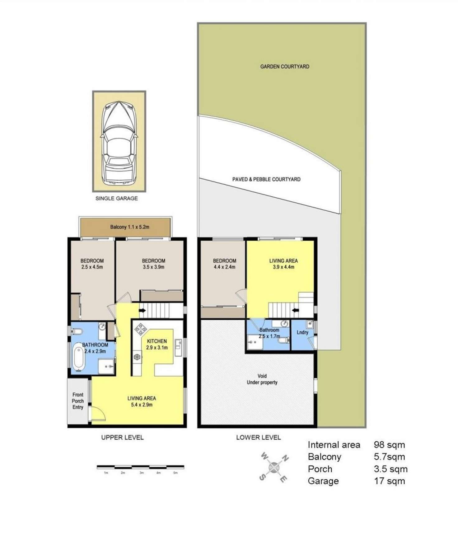 Floorplan of Homely townhouse listing, 5/260 Pacific Highway, Charlestown NSW 2290