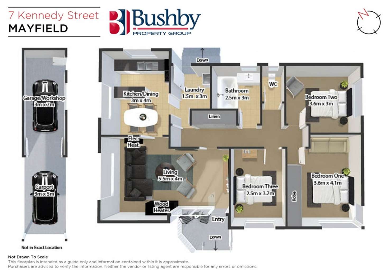 Floorplan of Homely house listing, 7 Kennedy Street, Mayfield TAS 7248