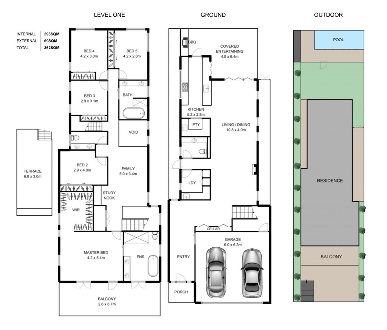 Floorplan of Homely house listing, 10 Bernhard St, Paddington QLD 4064