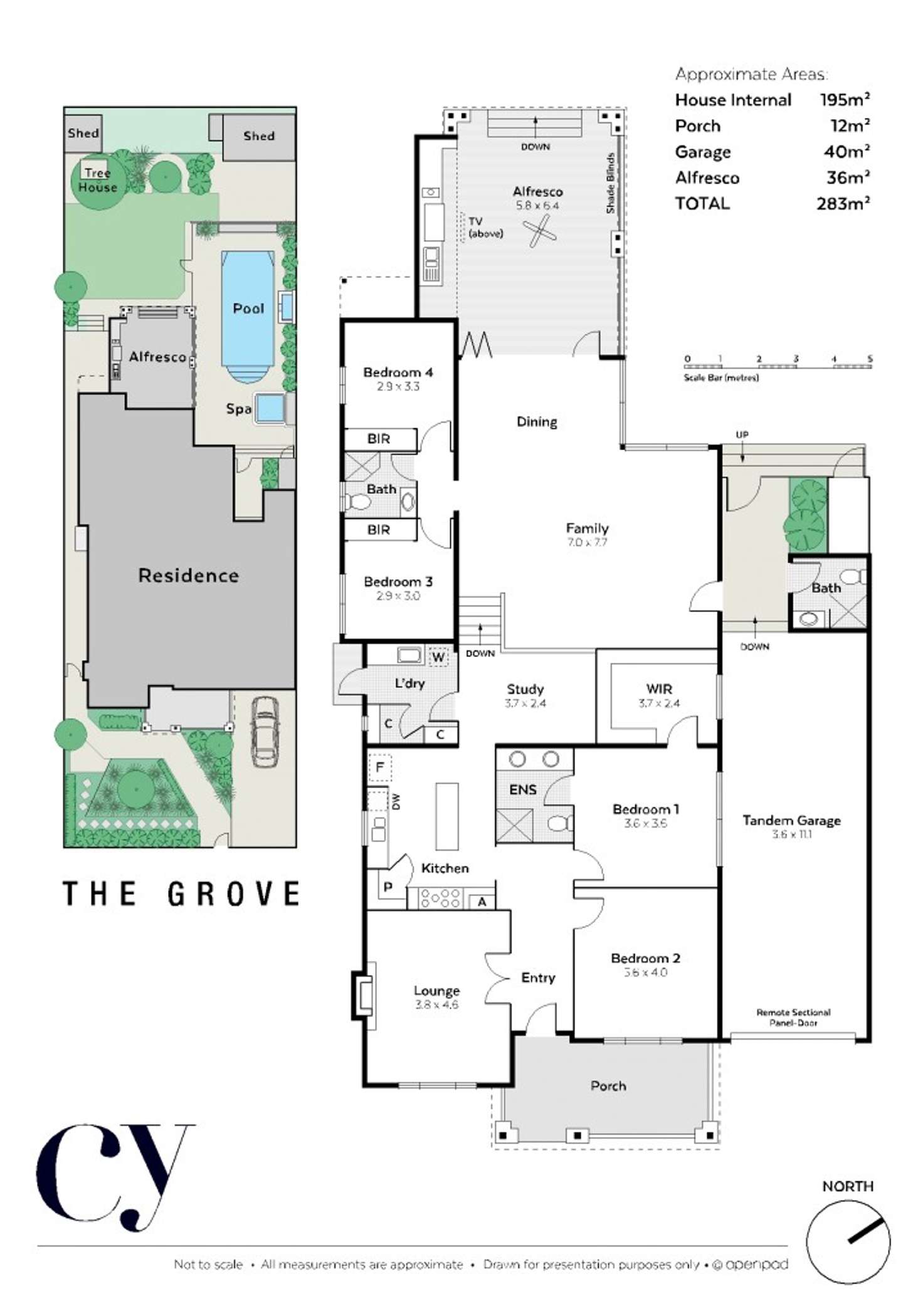 Floorplan of Homely house listing, 5 The Grove, Wembley WA 6014