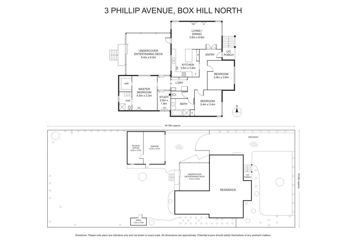 Floorplan of Homely house listing, 3 Phillip Avenue, Box Hill North VIC 3129