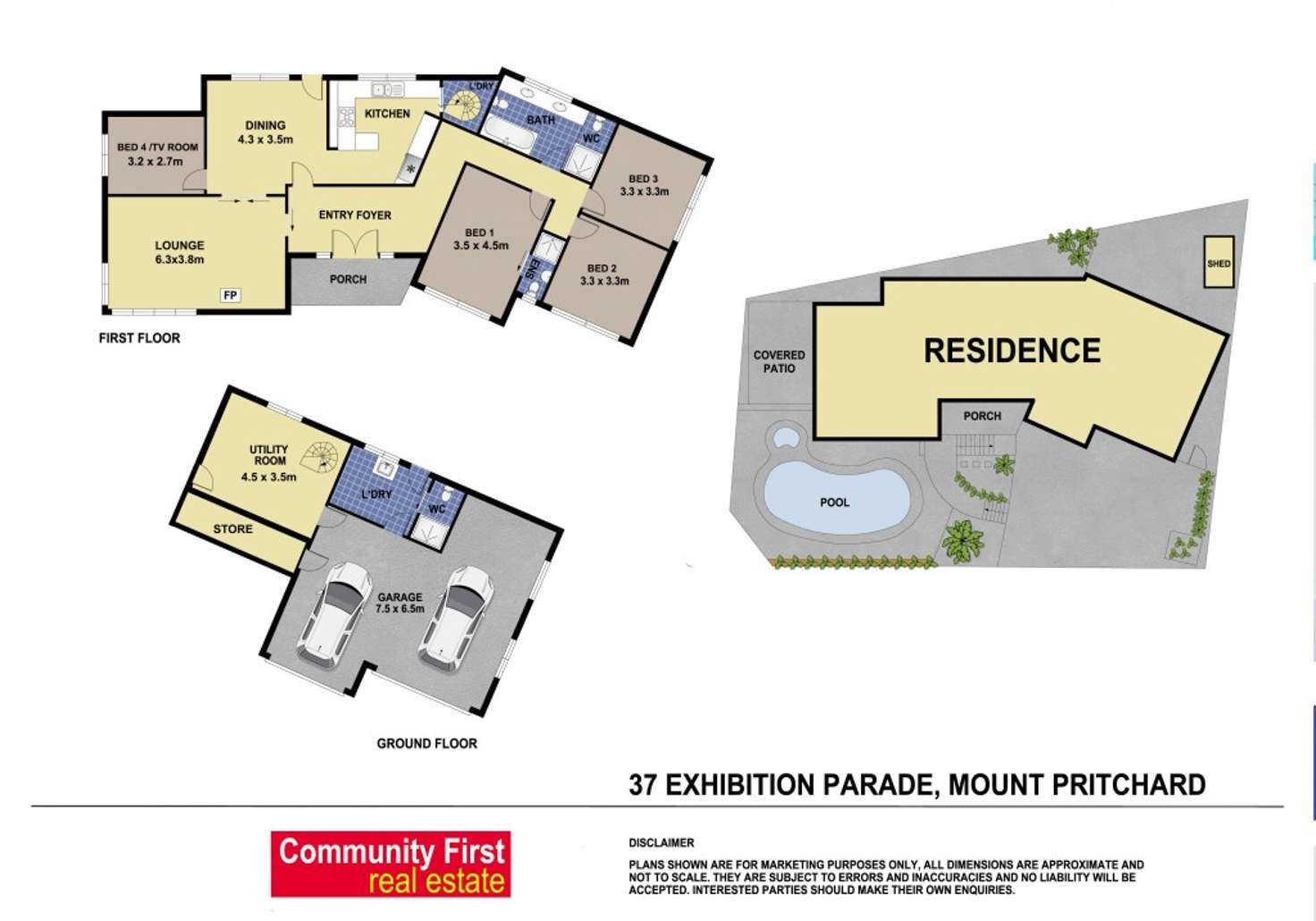 Floorplan of Homely house listing, 37 Exhibition Parade, Mount Pritchard NSW 2170