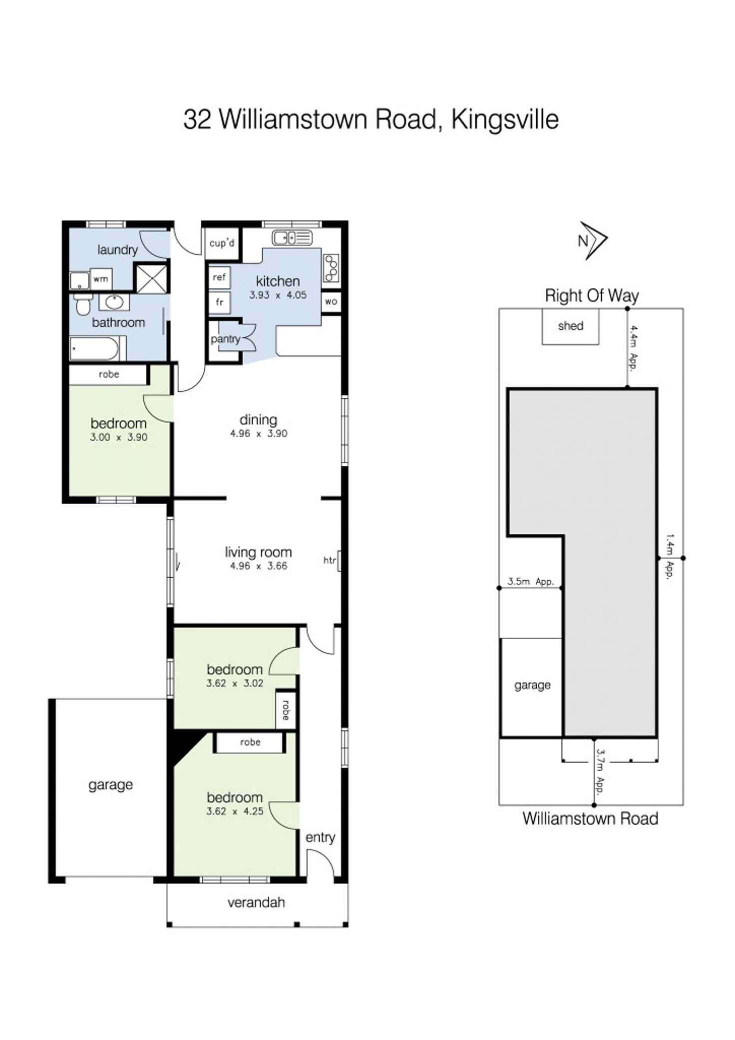 Floorplan of Homely house listing, 32 Williamstown Road, Kingsville VIC 3012