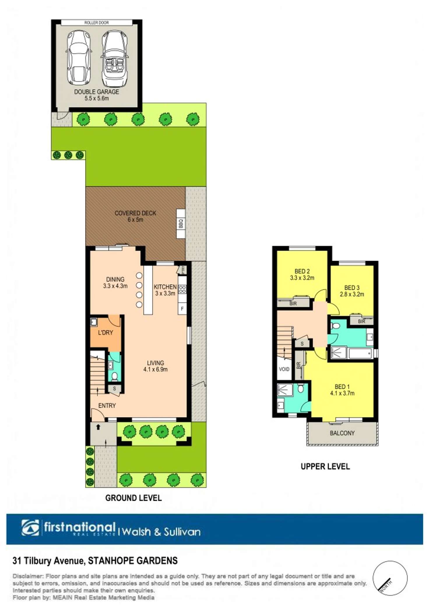 Floorplan of Homely house listing, 31 Tilbury Ave, Stanhope Gardens NSW 2768