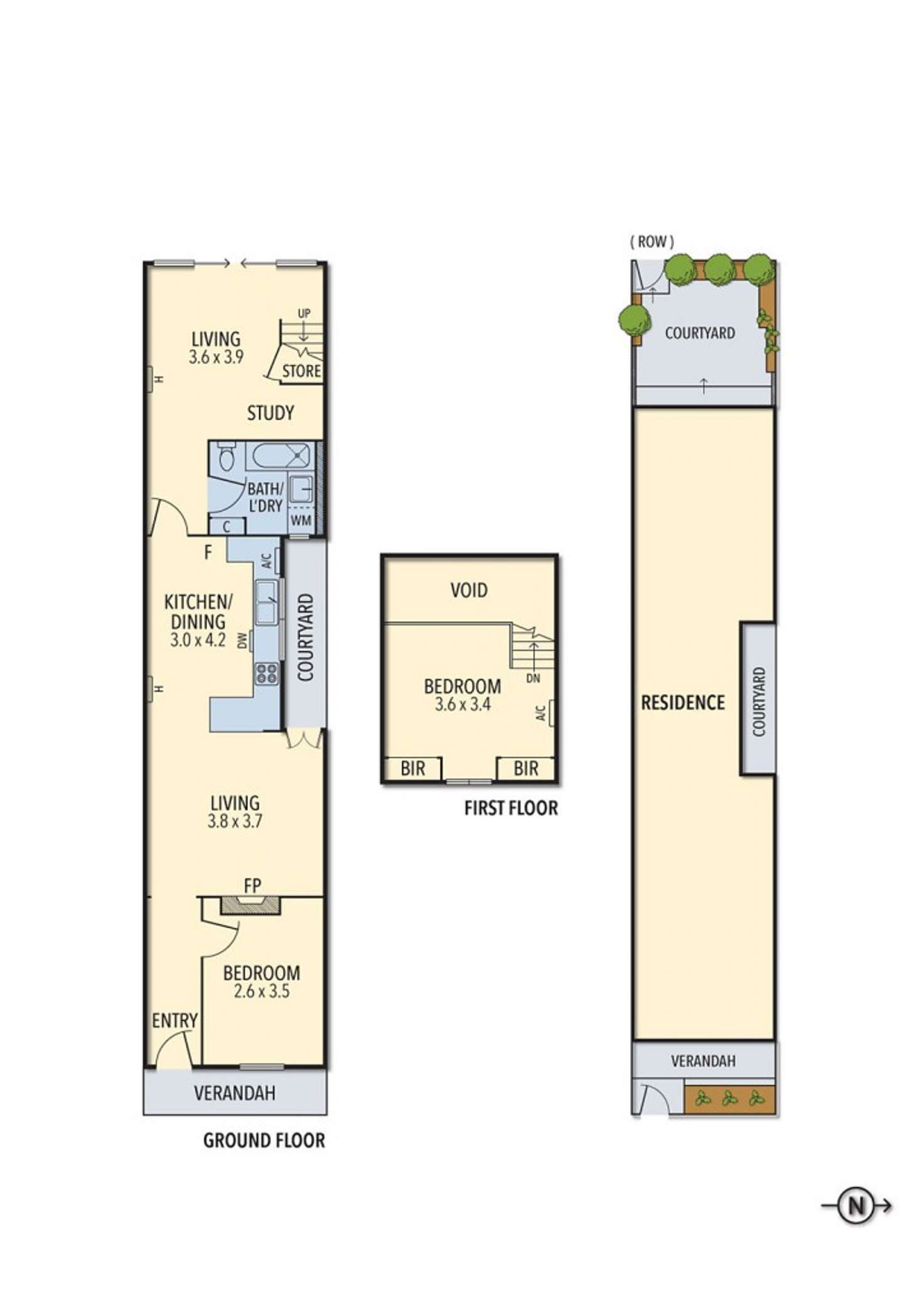 Floorplan of Homely house listing, 17 Seacombe Street, Fitzroy North VIC 3068