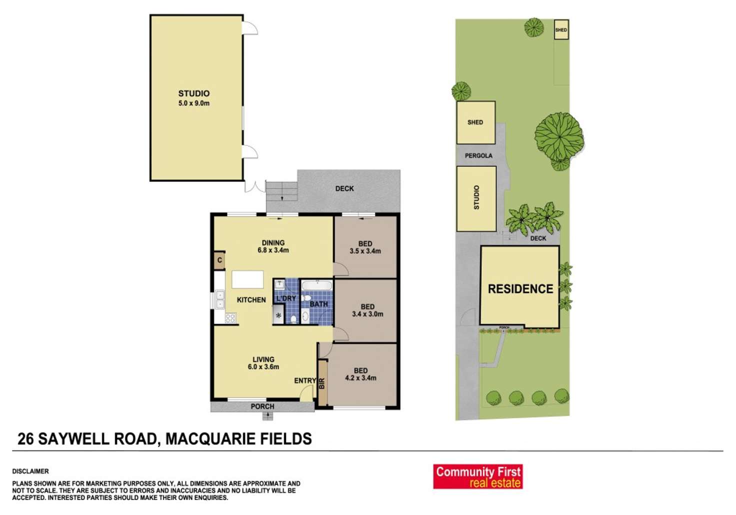 Floorplan of Homely house listing, 26 Saywell Road, Macquarie Fields NSW 2564