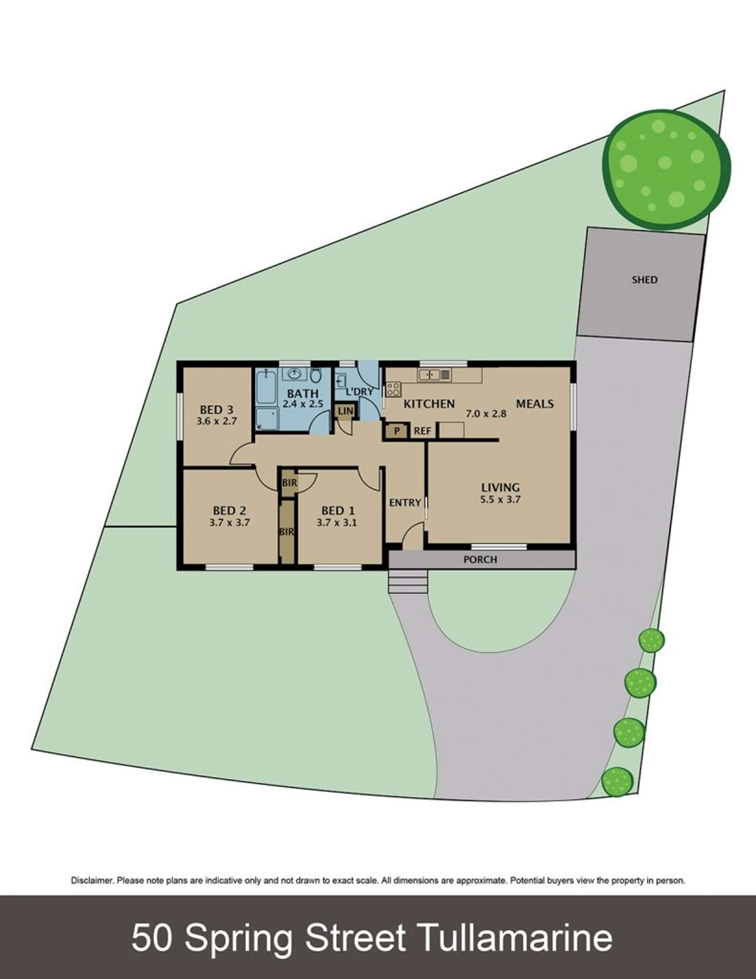 Floorplan of Homely house listing, 50 Spring Street, Tullamarine VIC 3043