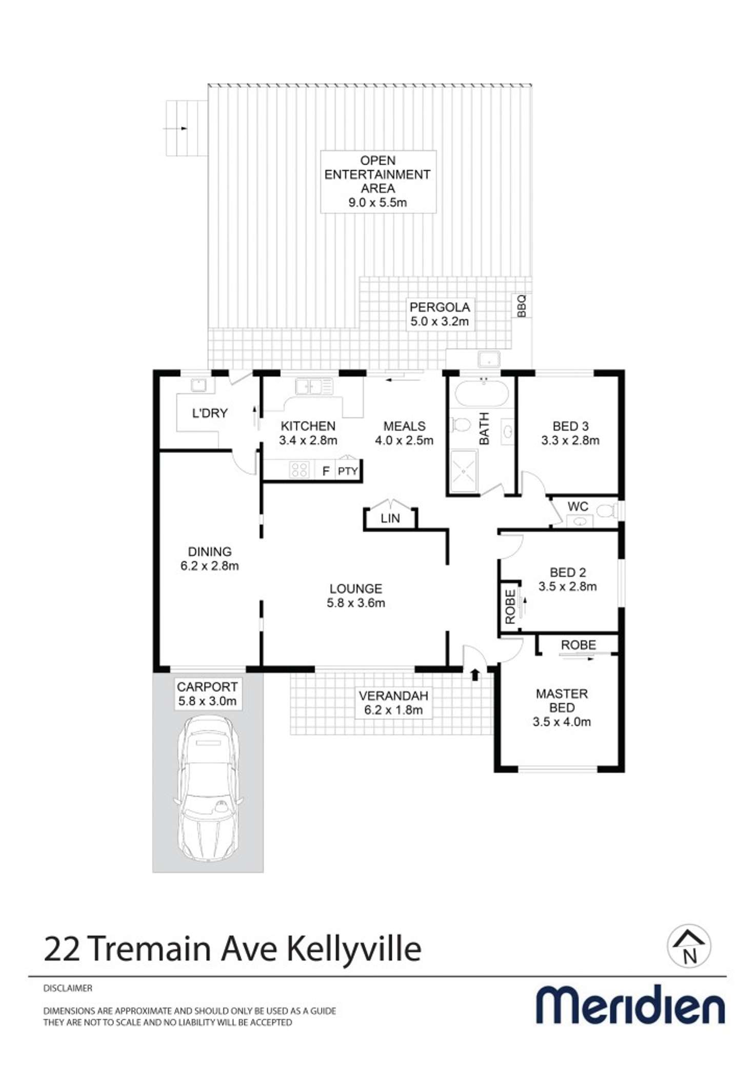 Floorplan of Homely house listing, 22 Tremain Ave, Kellyville NSW 2155