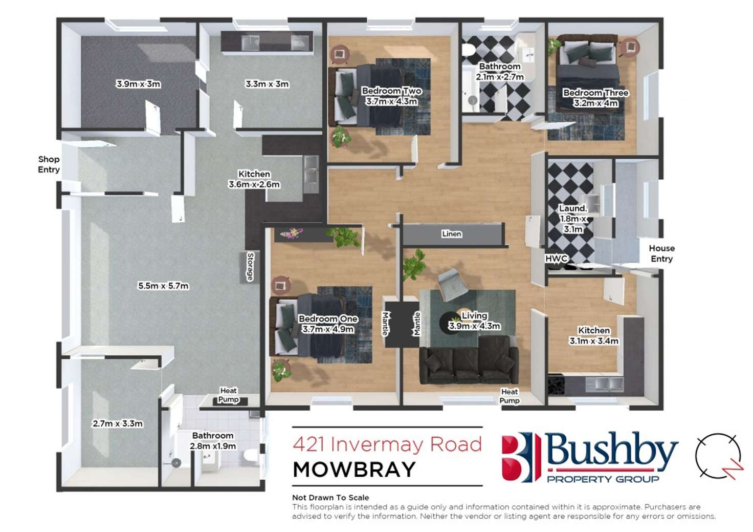 Floorplan of Homely house listing, 421 Invermay Road, Mowbray TAS 7248