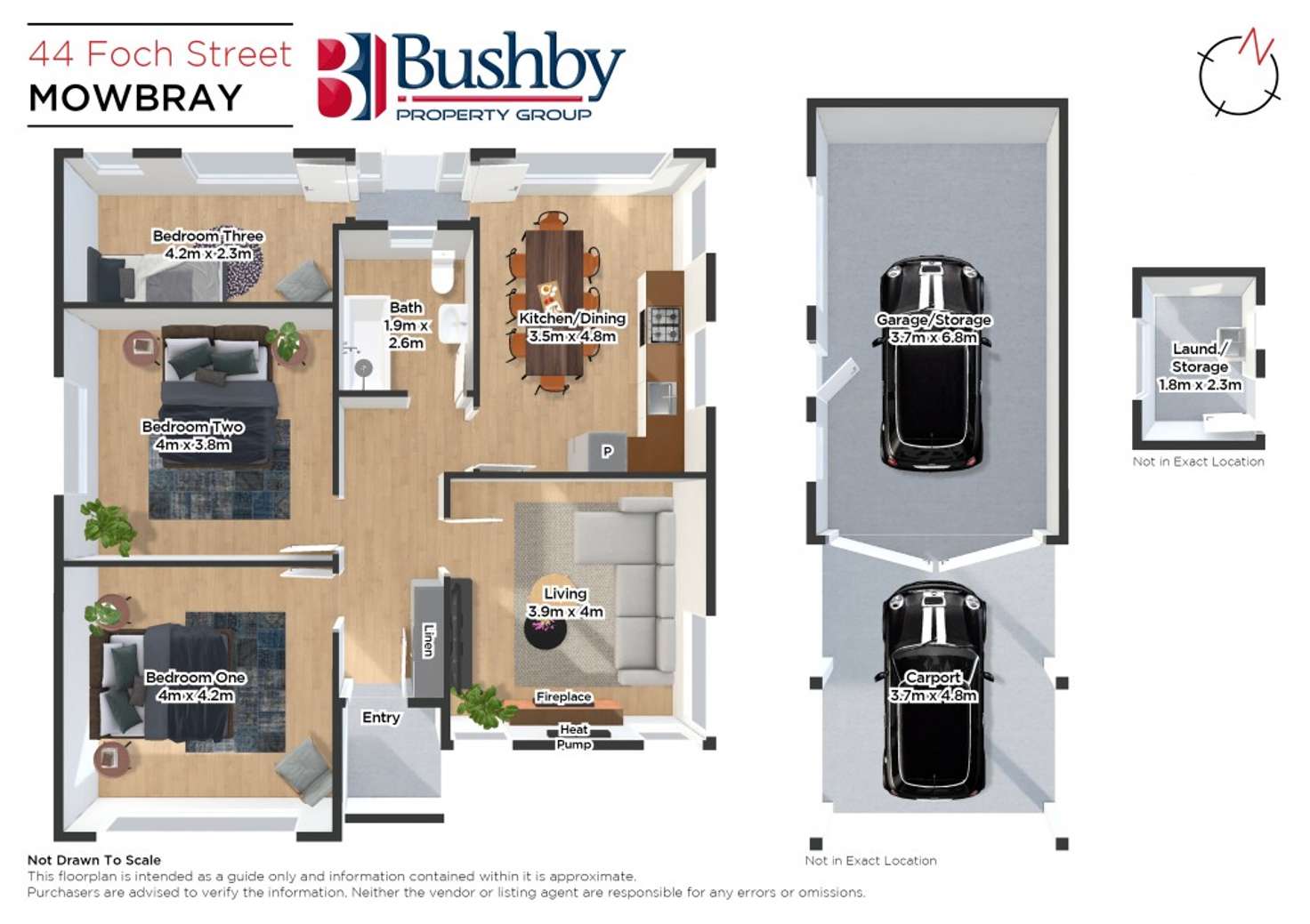 Floorplan of Homely house listing, 44 Foch Street, Mowbray TAS 7248