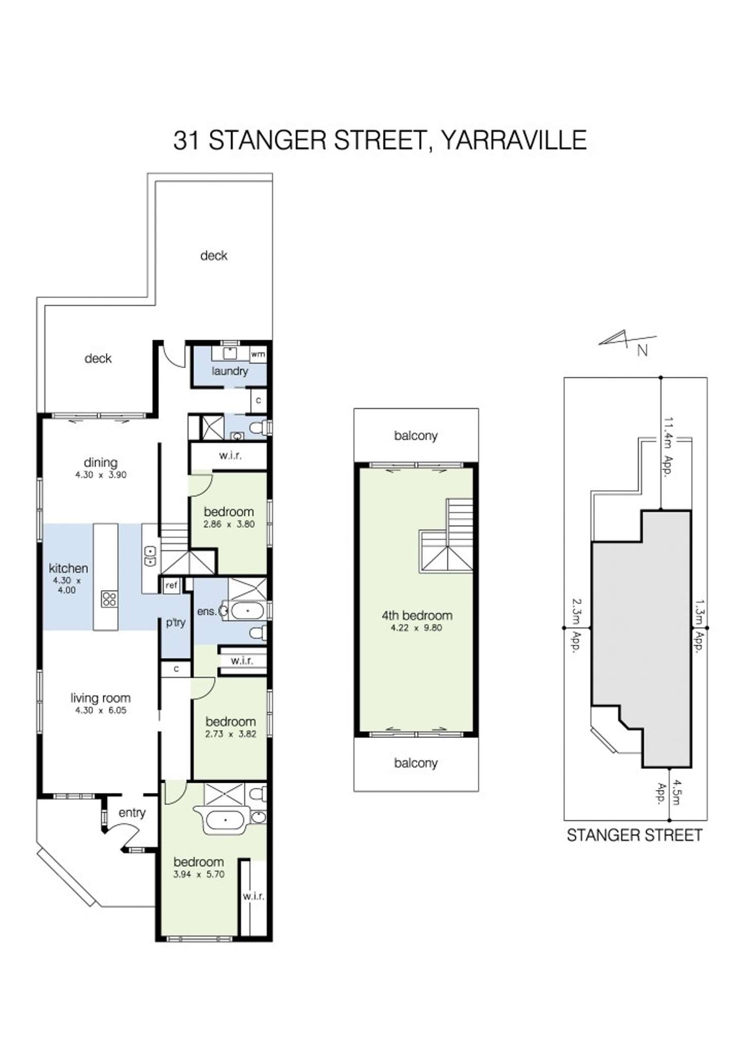 Floorplan of Homely house listing, 31 Stanger Street, Yarraville VIC 3013