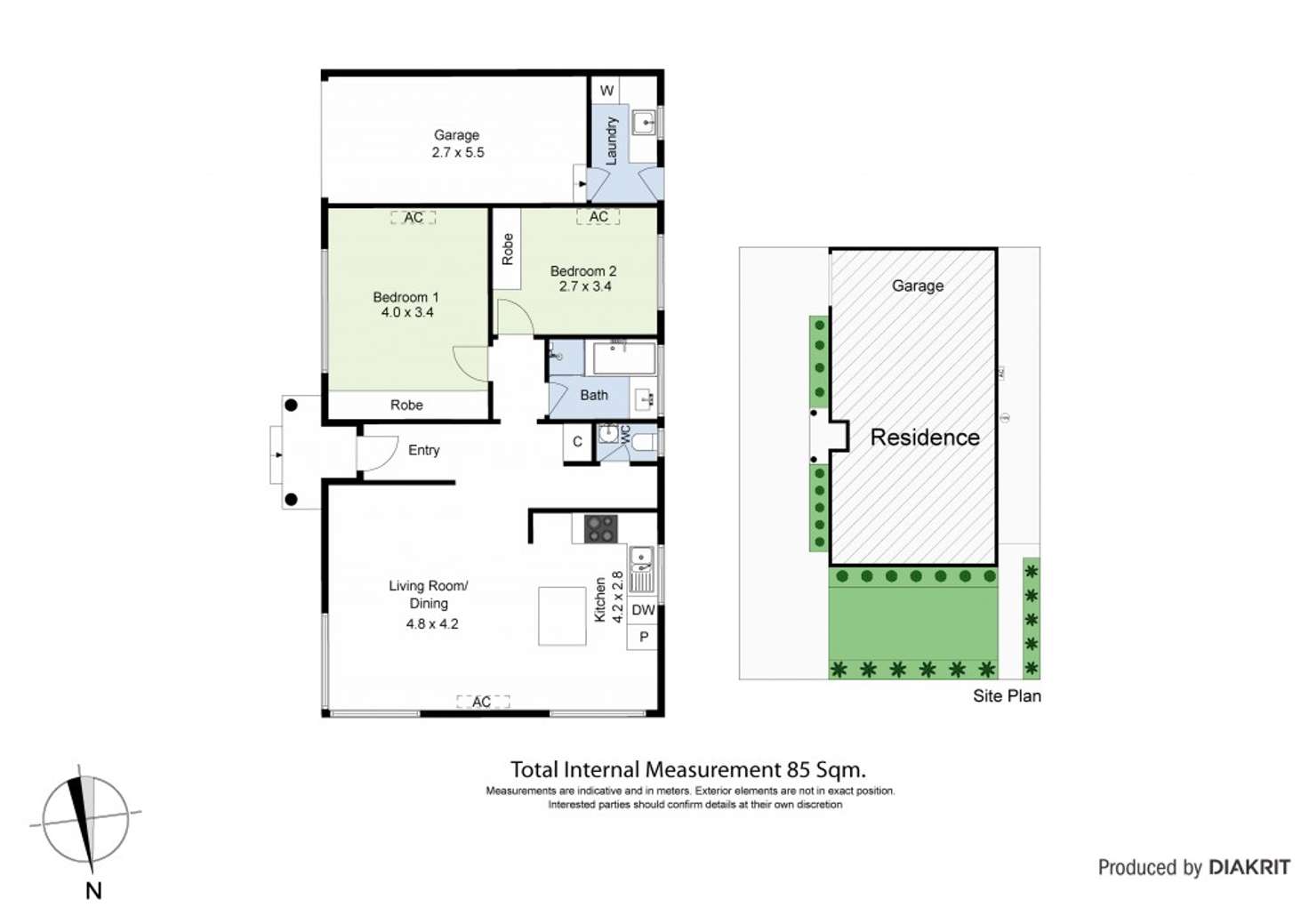 Floorplan of Homely villa listing, 6/589-591 Barkly Street, West Footscray VIC 3012