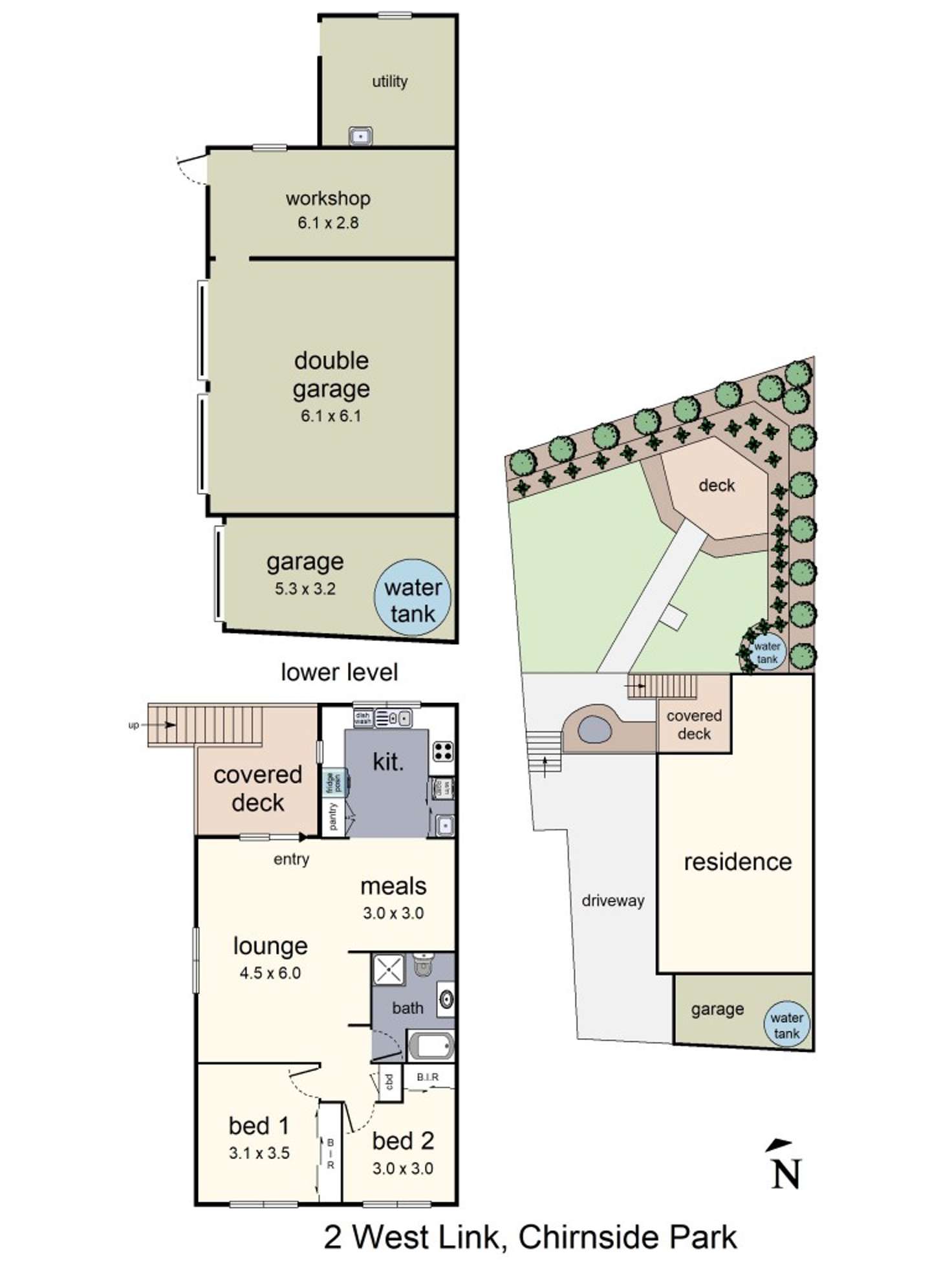 Floorplan of Homely house listing, 2 West Link, Chirnside Park VIC 3116