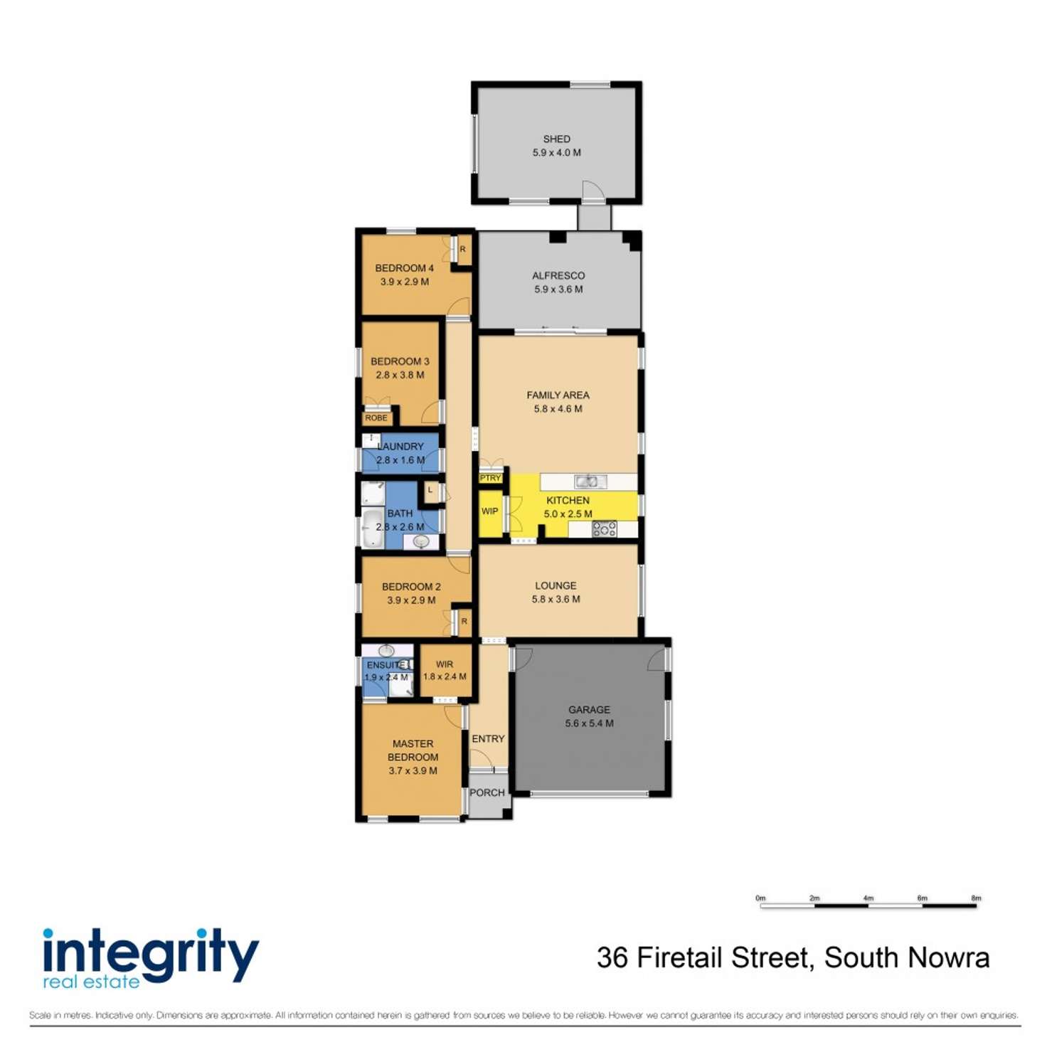 Floorplan of Homely house listing, 36 Firetail Street, South Nowra NSW 2541