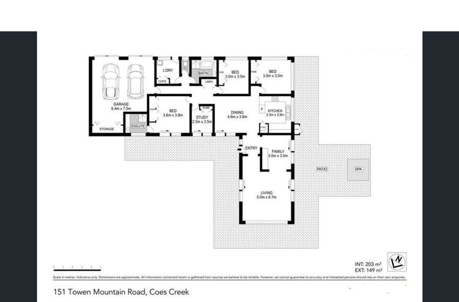 Floorplan of Homely house listing, 151 Towen Mount Road, Towen Mountain QLD 4560