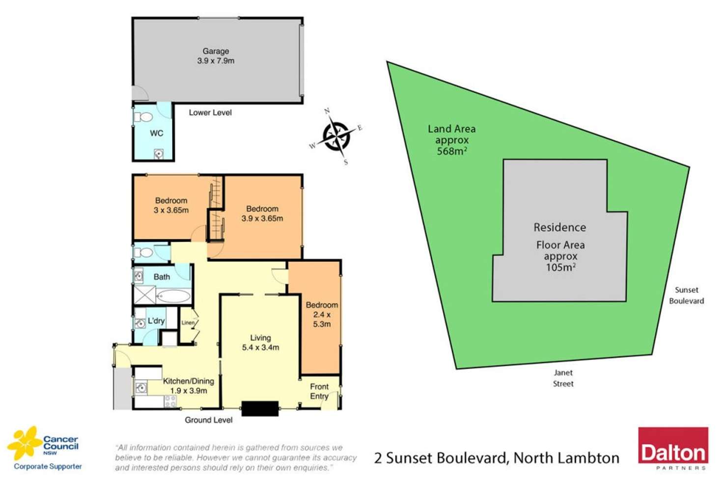 Floorplan of Homely house listing, 2 Sunset Boulevarde, North Lambton NSW 2299