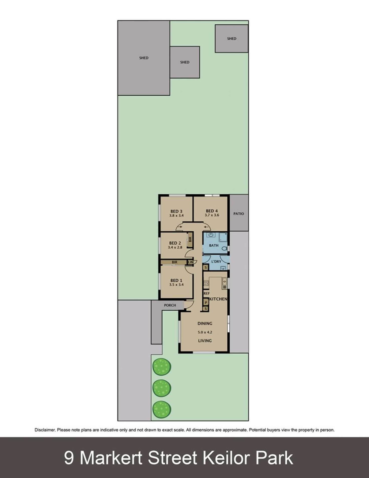 Floorplan of Homely house listing, 9 Market Street, Keilor Park VIC 3042