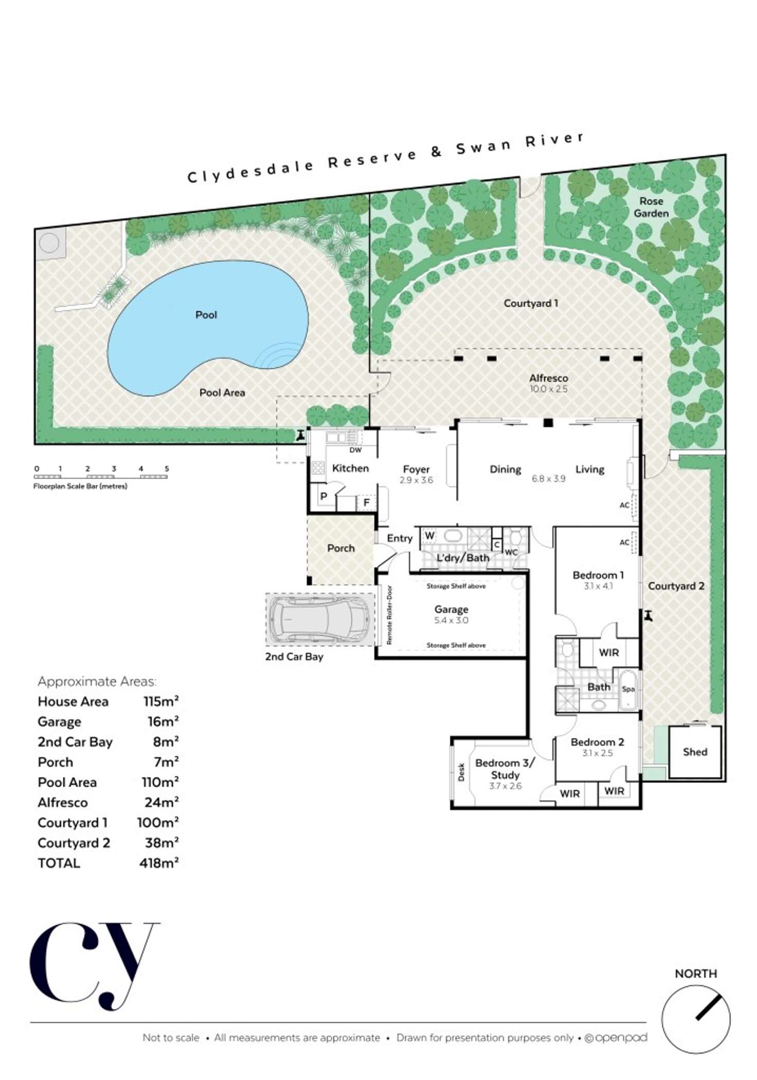 Floorplan of Homely unit listing, 1/32 Jubilee Street, South Perth WA 6151