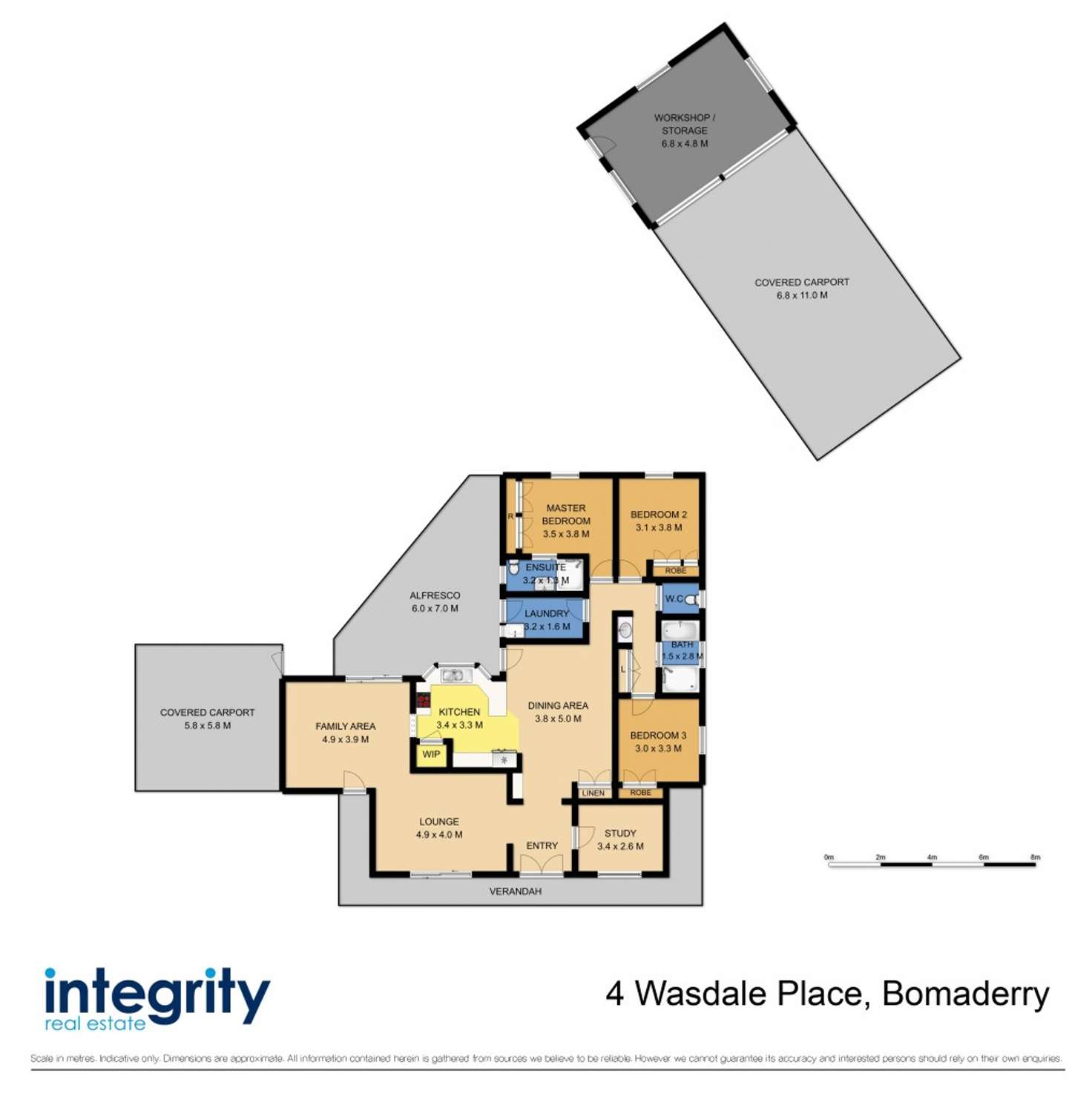 Floorplan of Homely house listing, 4 Wasdale Place, Bomaderry NSW 2541