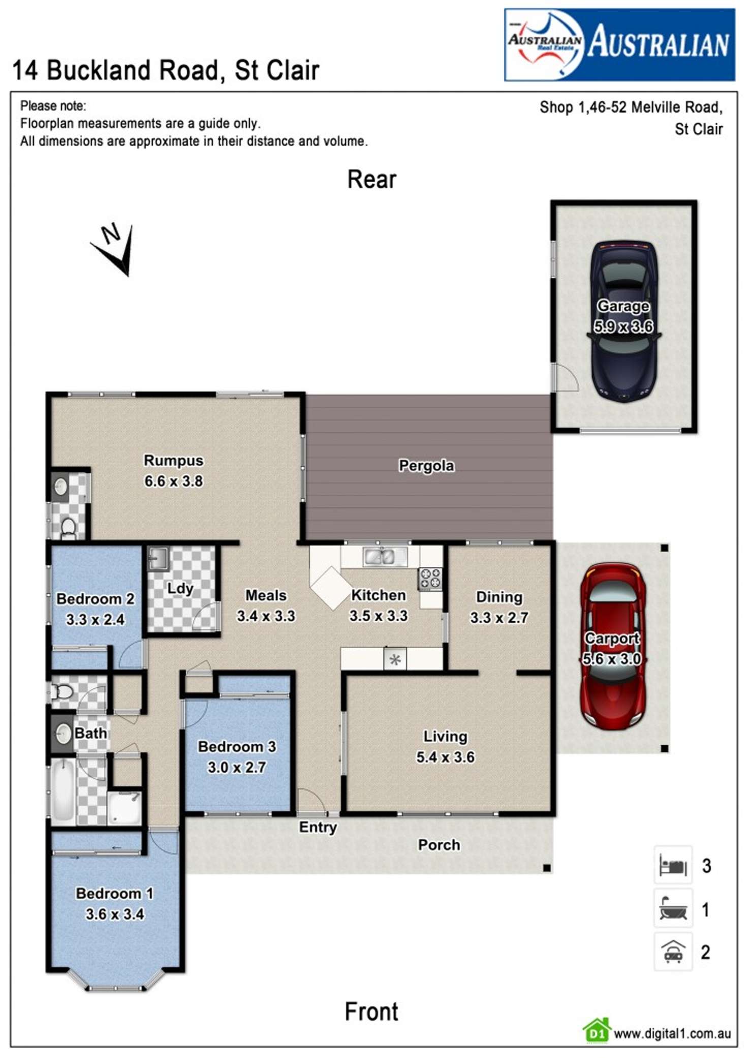 Floorplan of Homely house listing, 14 Buckland Road, St Clair NSW 2759