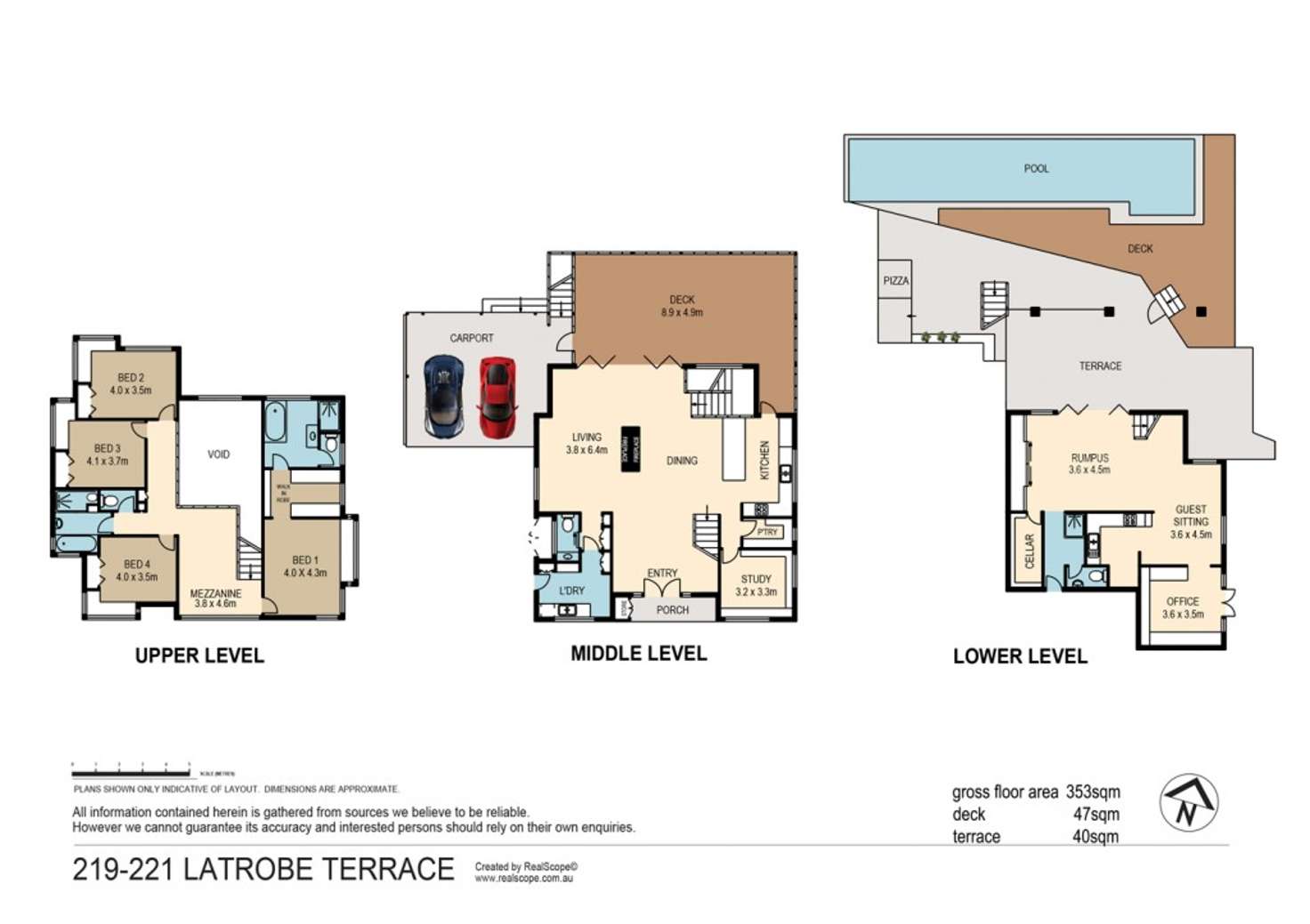 Floorplan of Homely house listing, 221 Latrobe Terrace, Paddington QLD 4064