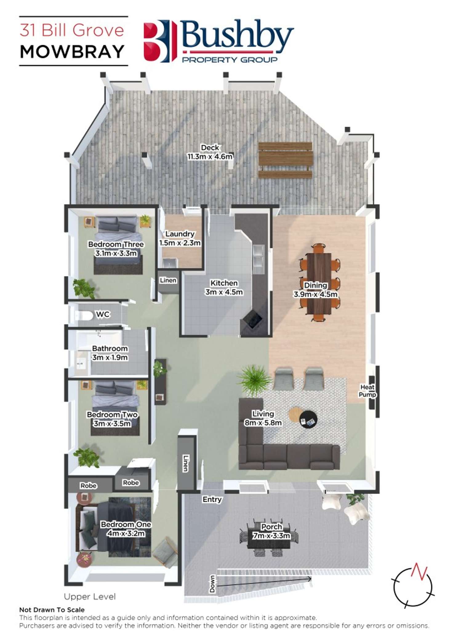 Floorplan of Homely house listing, 31 Bill Grove, Mowbray TAS 7248