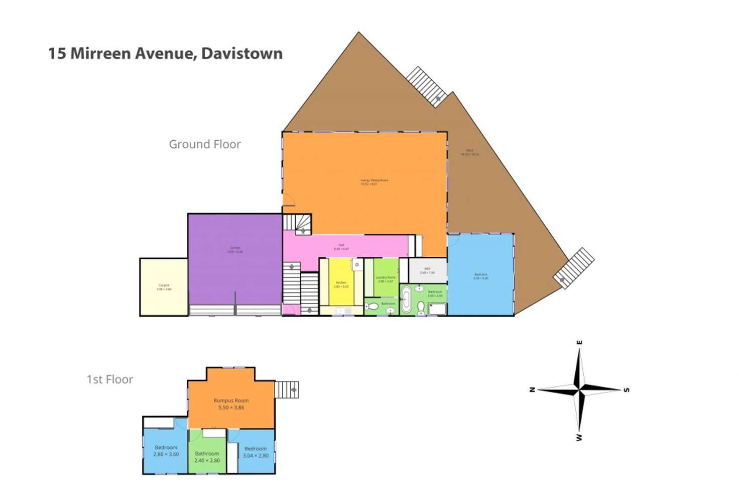 Floorplan of Homely house listing, 15 Mirreen Ave, Davistown NSW 2251