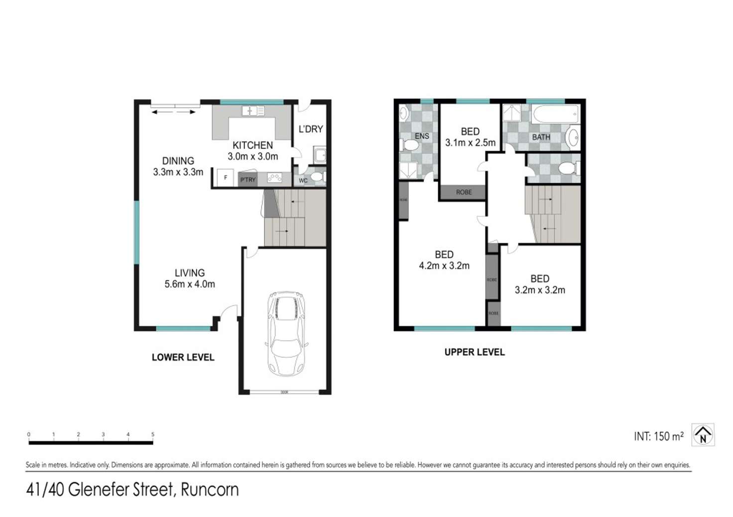 Floorplan of Homely townhouse listing, 41/40 Glenefer Street, Runcorn QLD 4113