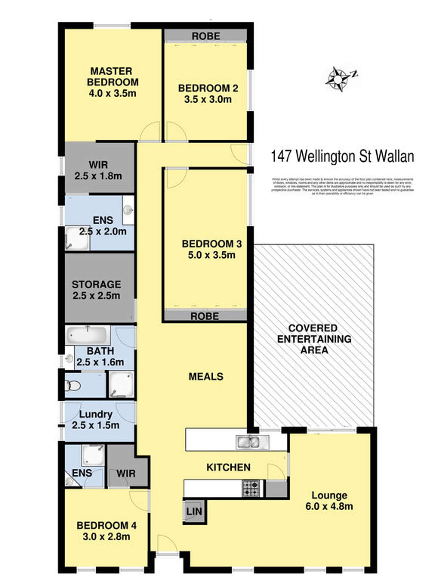 Floorplan of Homely house listing, 147 Wellington Street, Wallan VIC 3756