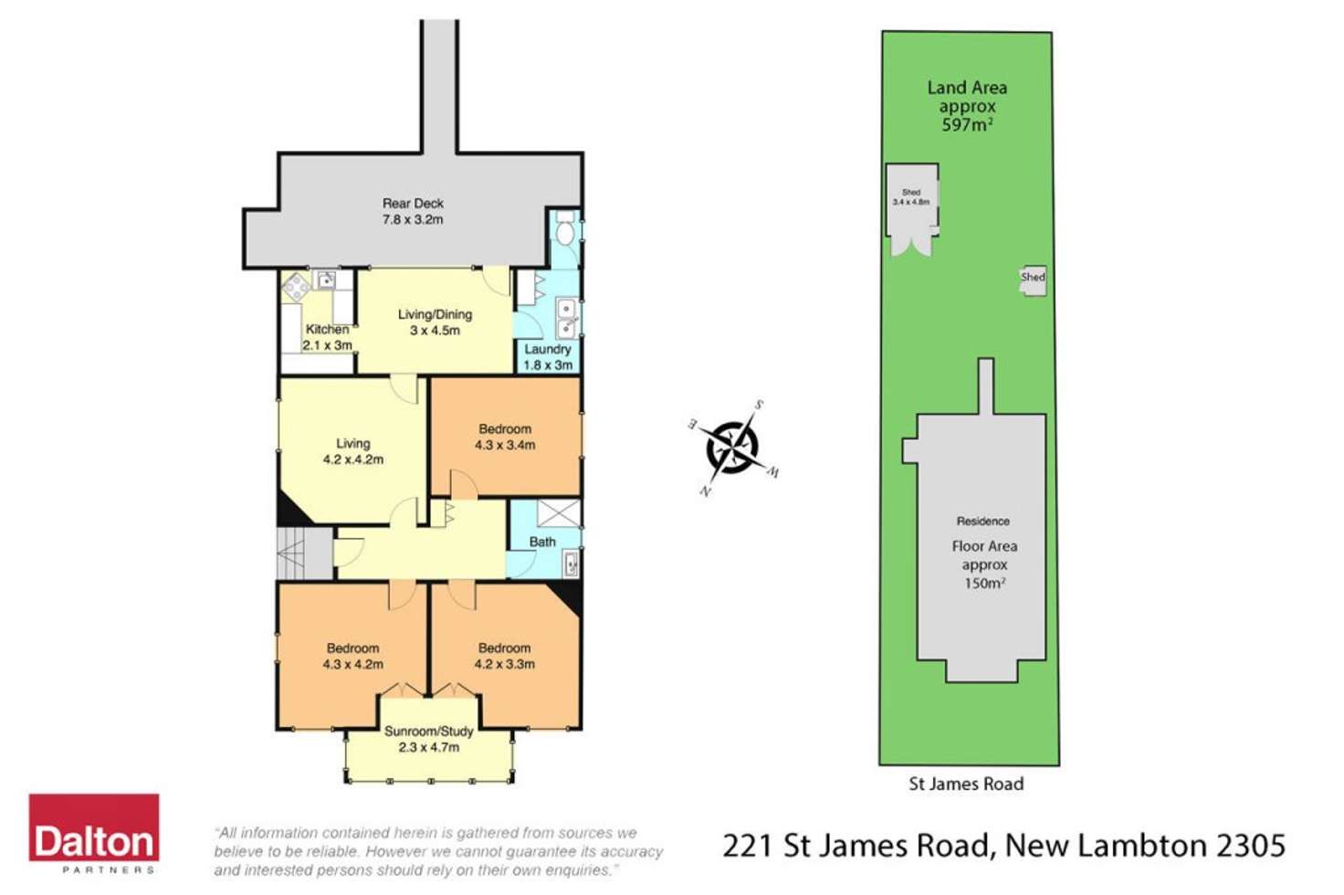 Floorplan of Homely house listing, 221 St James Road, New Lambton NSW 2305