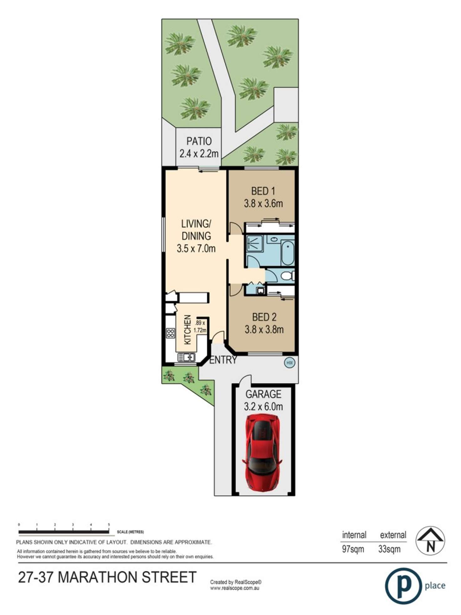 Floorplan of Homely house listing, 27/37 Marathon Street, Aspley QLD 4034