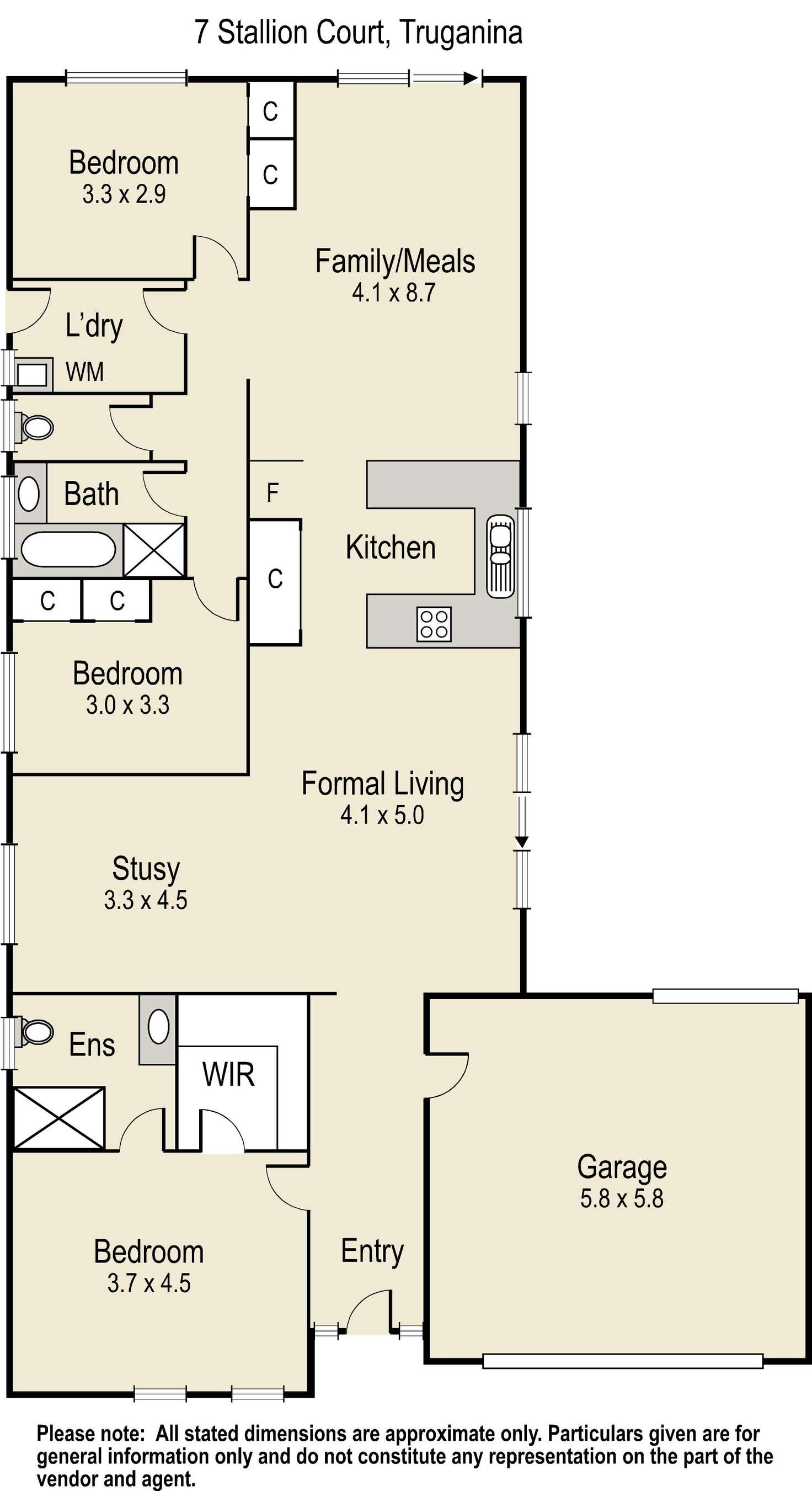 Floorplan of Homely house listing, 7 Stallion Court, Truganina VIC 3029