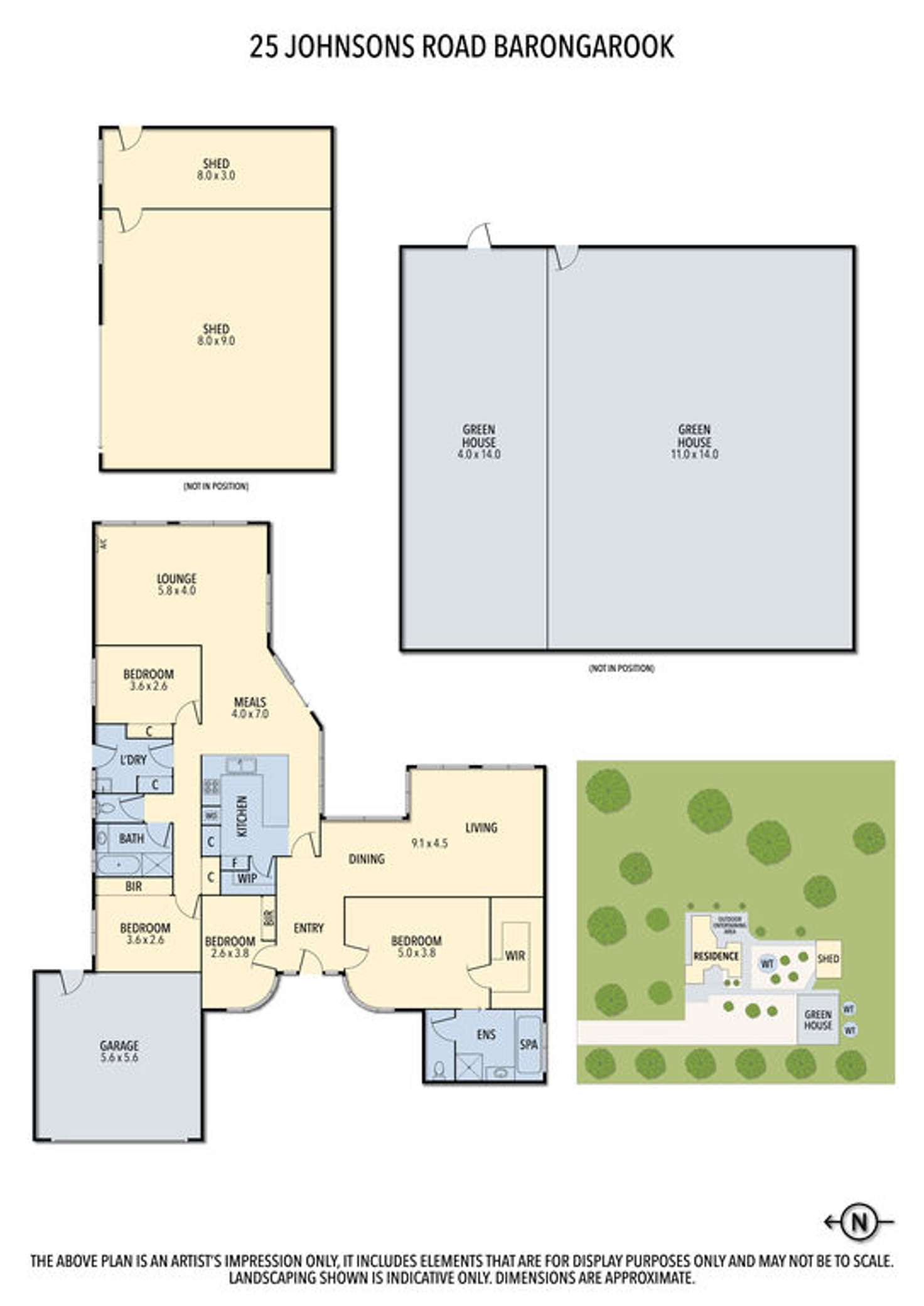 Floorplan of Homely lifestyle listing, 25 Johnsons Road, Barongarook VIC 3249