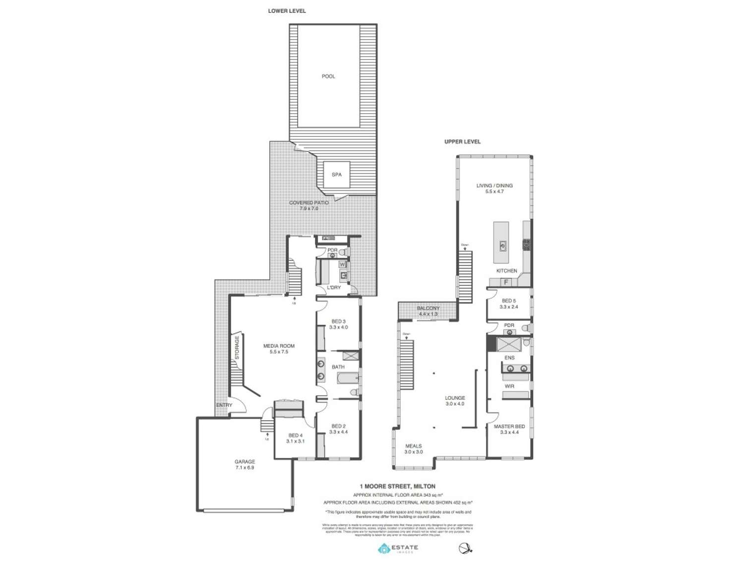 Floorplan of Homely house listing, 1 Moore Street, Milton QLD 4064